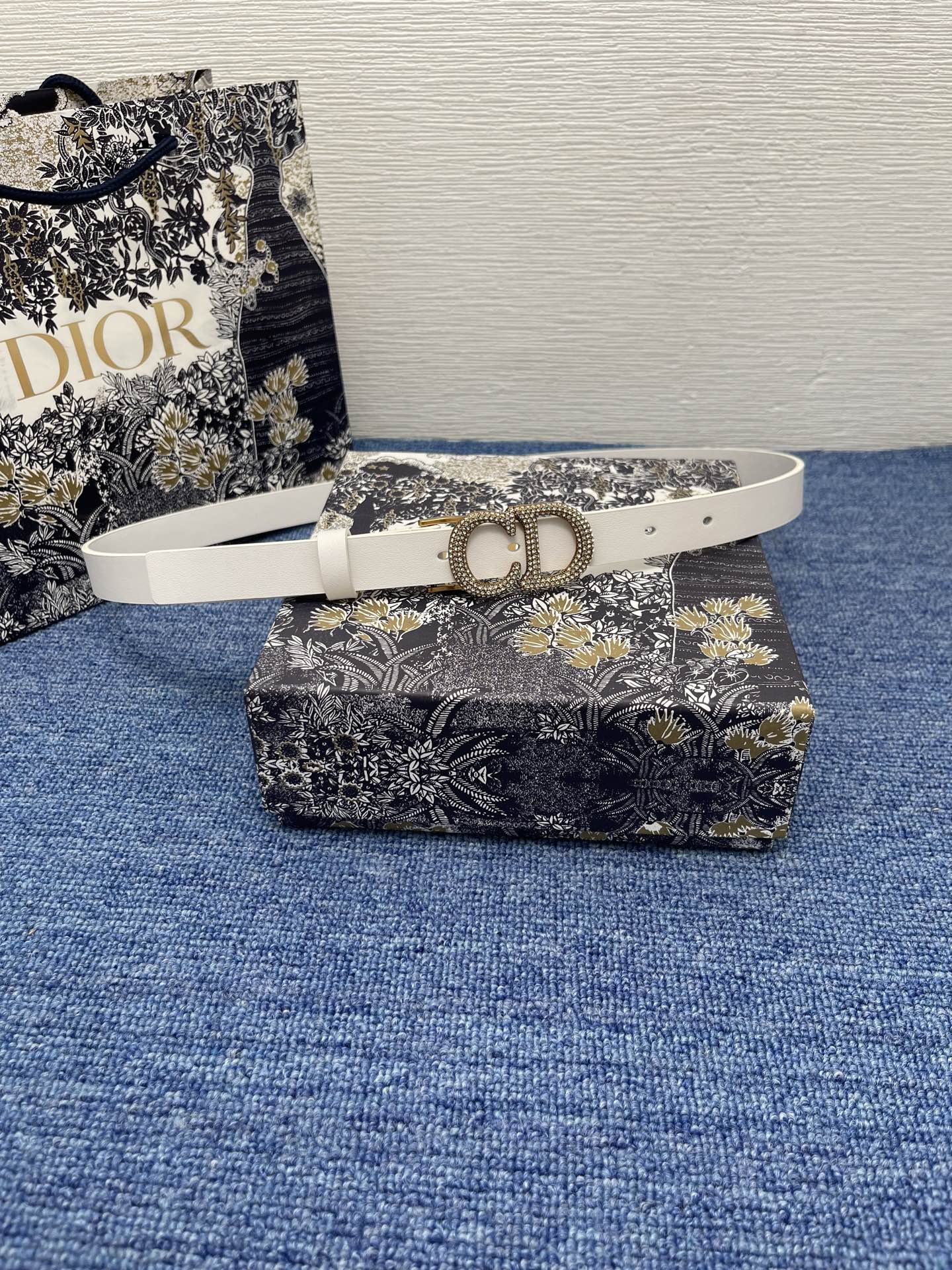 Dior Female Basic Belt Cow Leather Black M