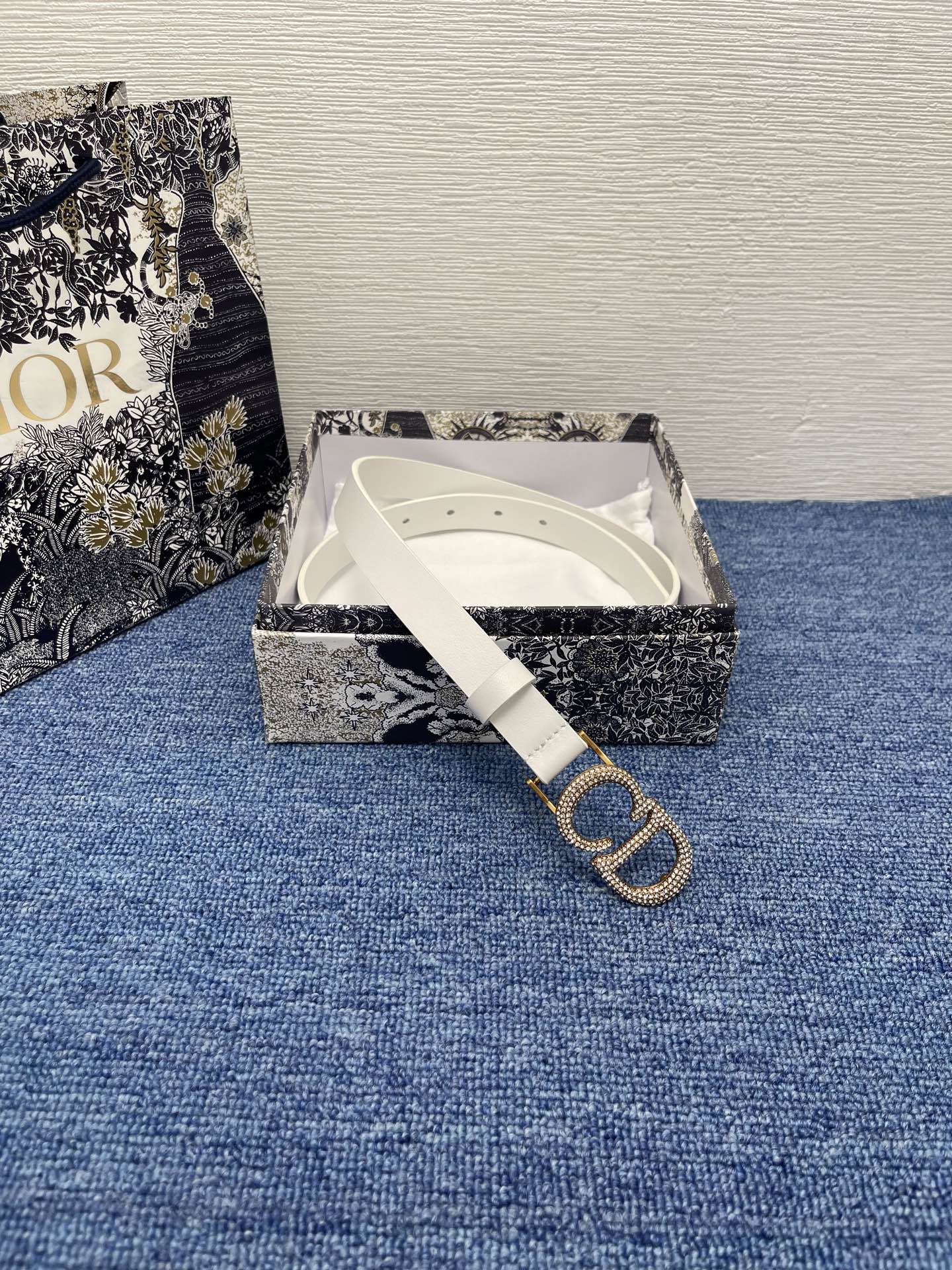 Dior Female Basic Belt Cow Leather Black M