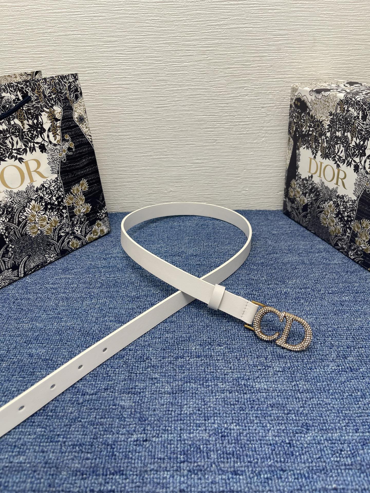 Dior Female Basic Belt Cow Leather Black M