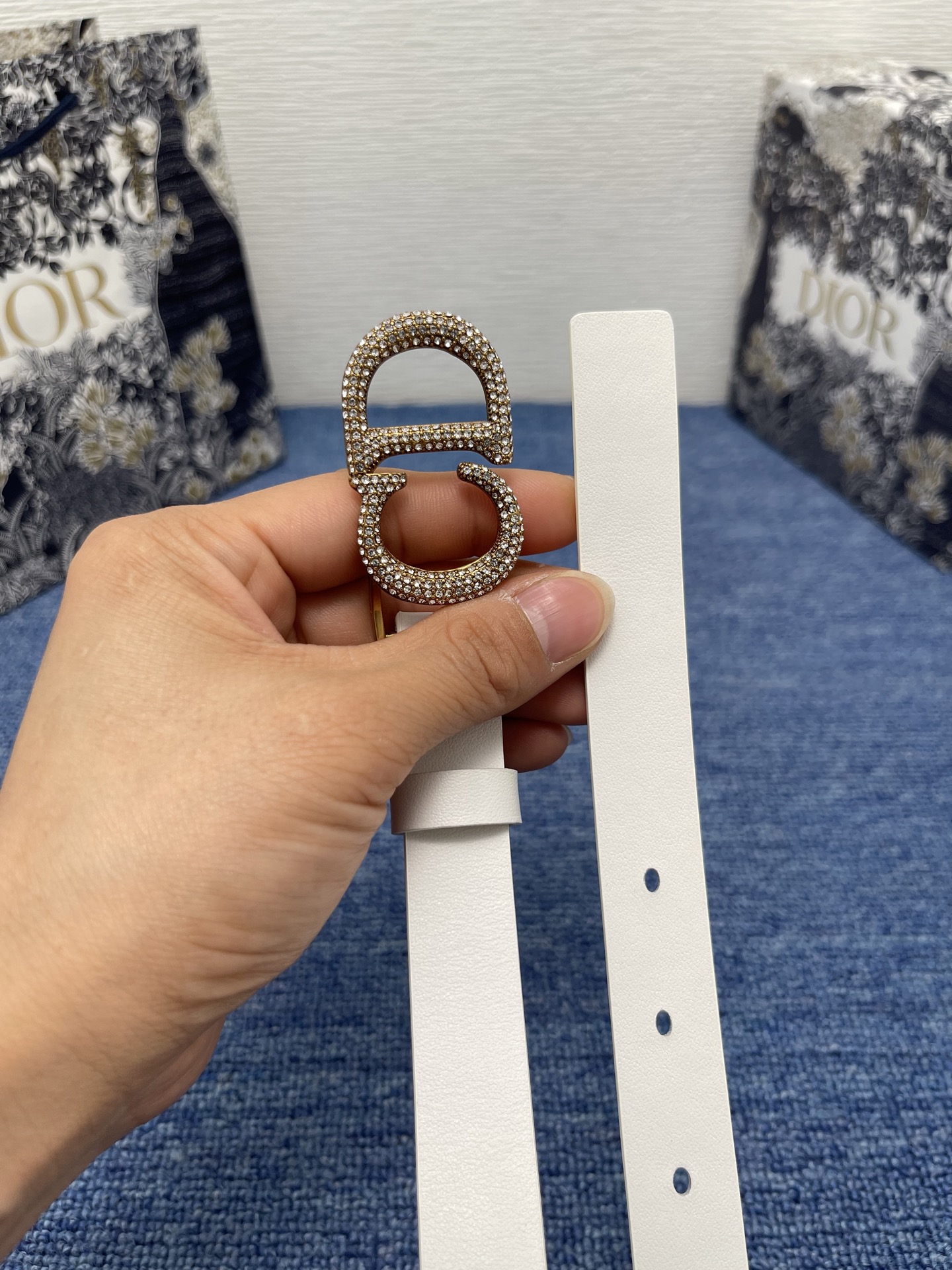 Dior Female Basic Belt Cow Leather Black M