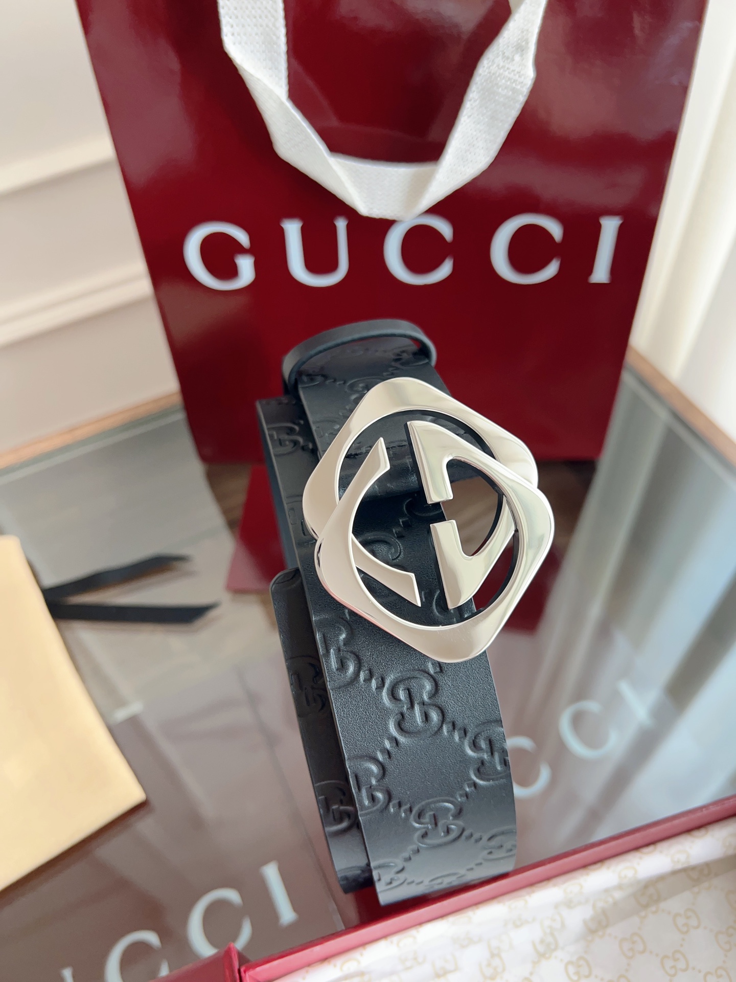 Gucci Basic Belt Black M