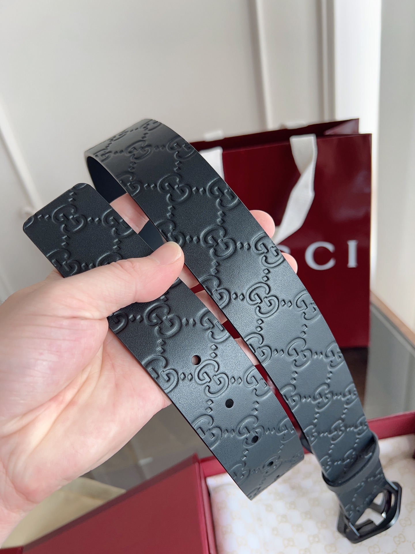 Gucci Basic Belt Black M