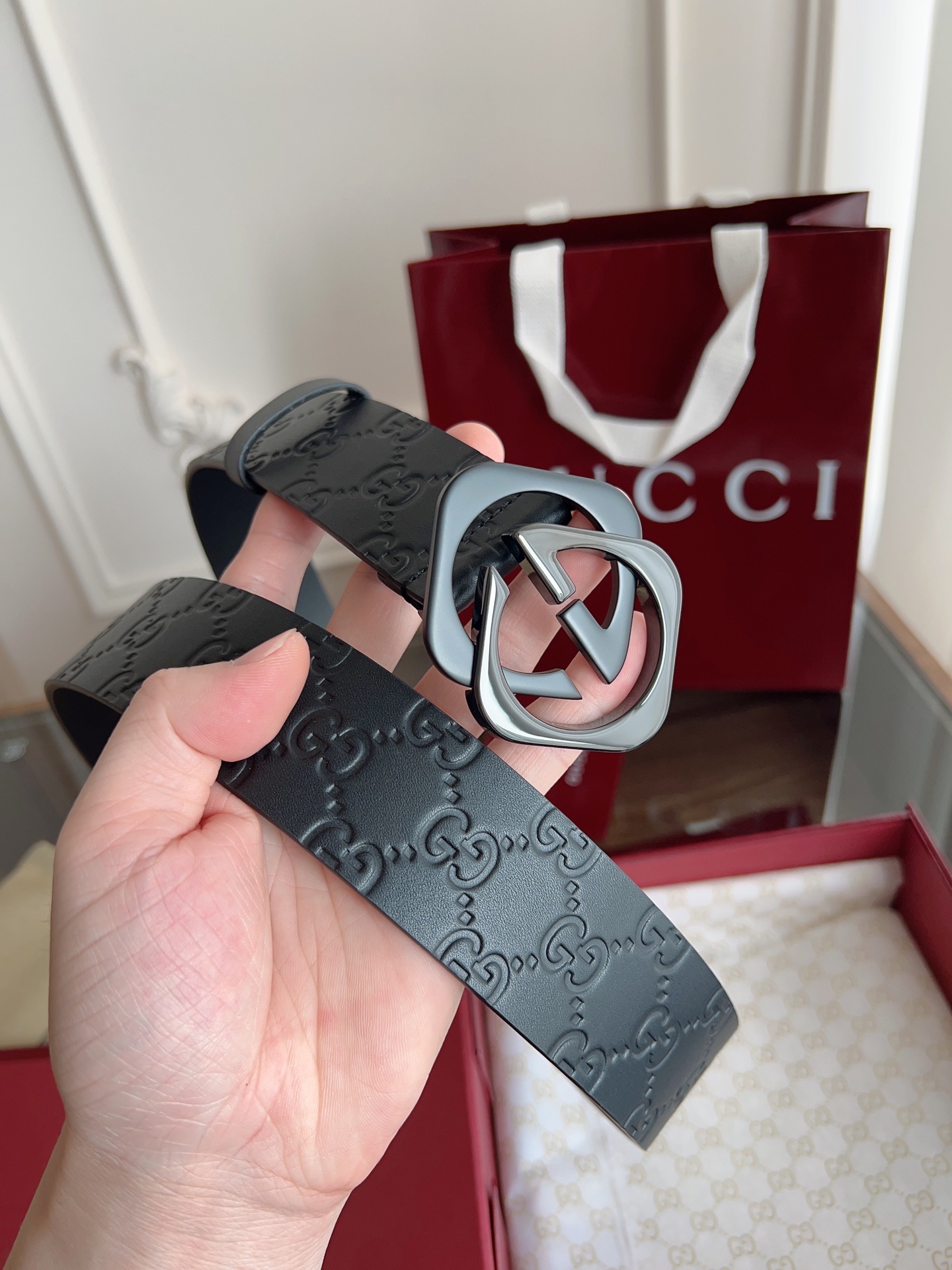 Gucci Basic Belt Black M