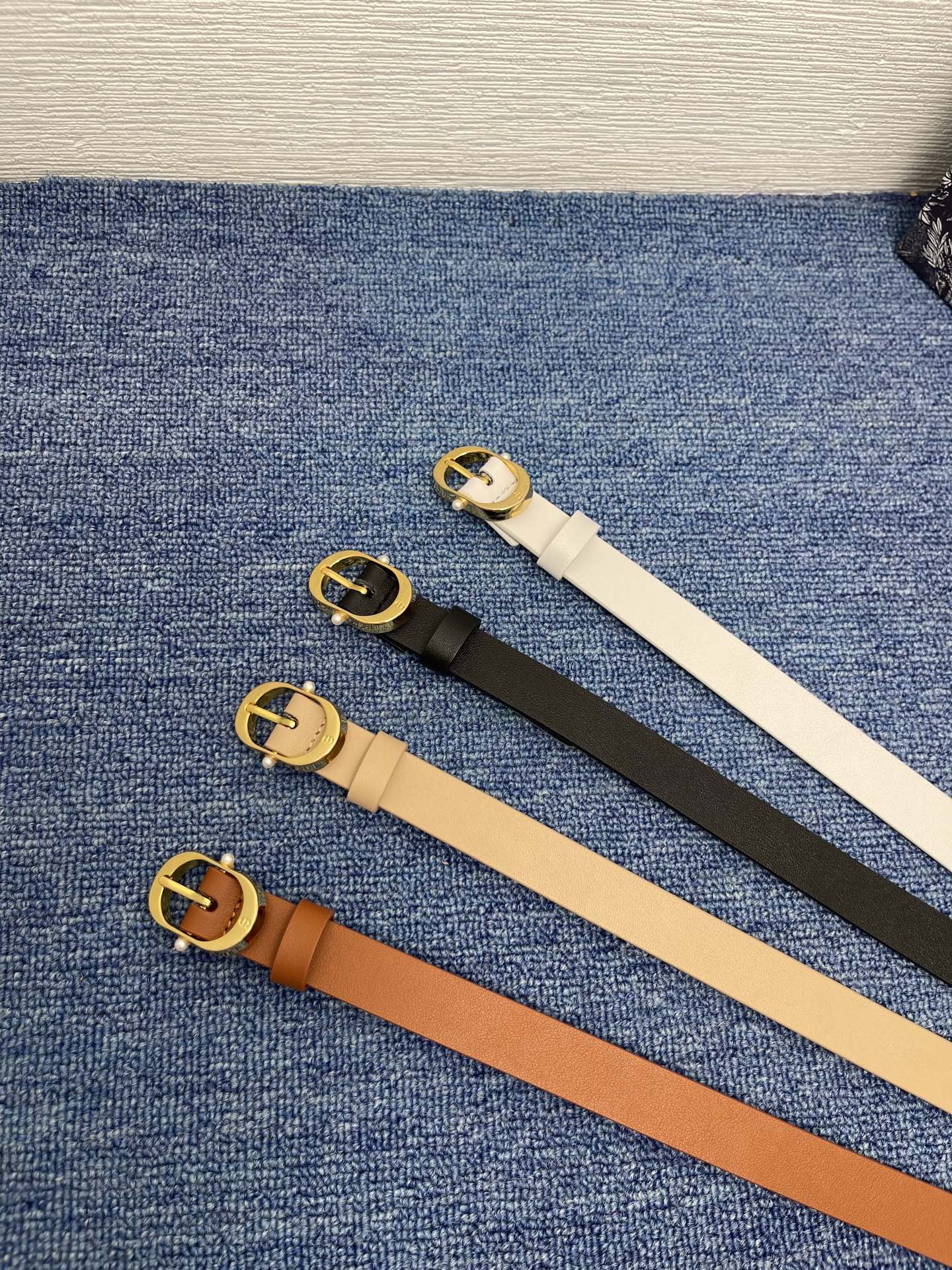 Dior Female Basic Belt Cow Leather Black S-m