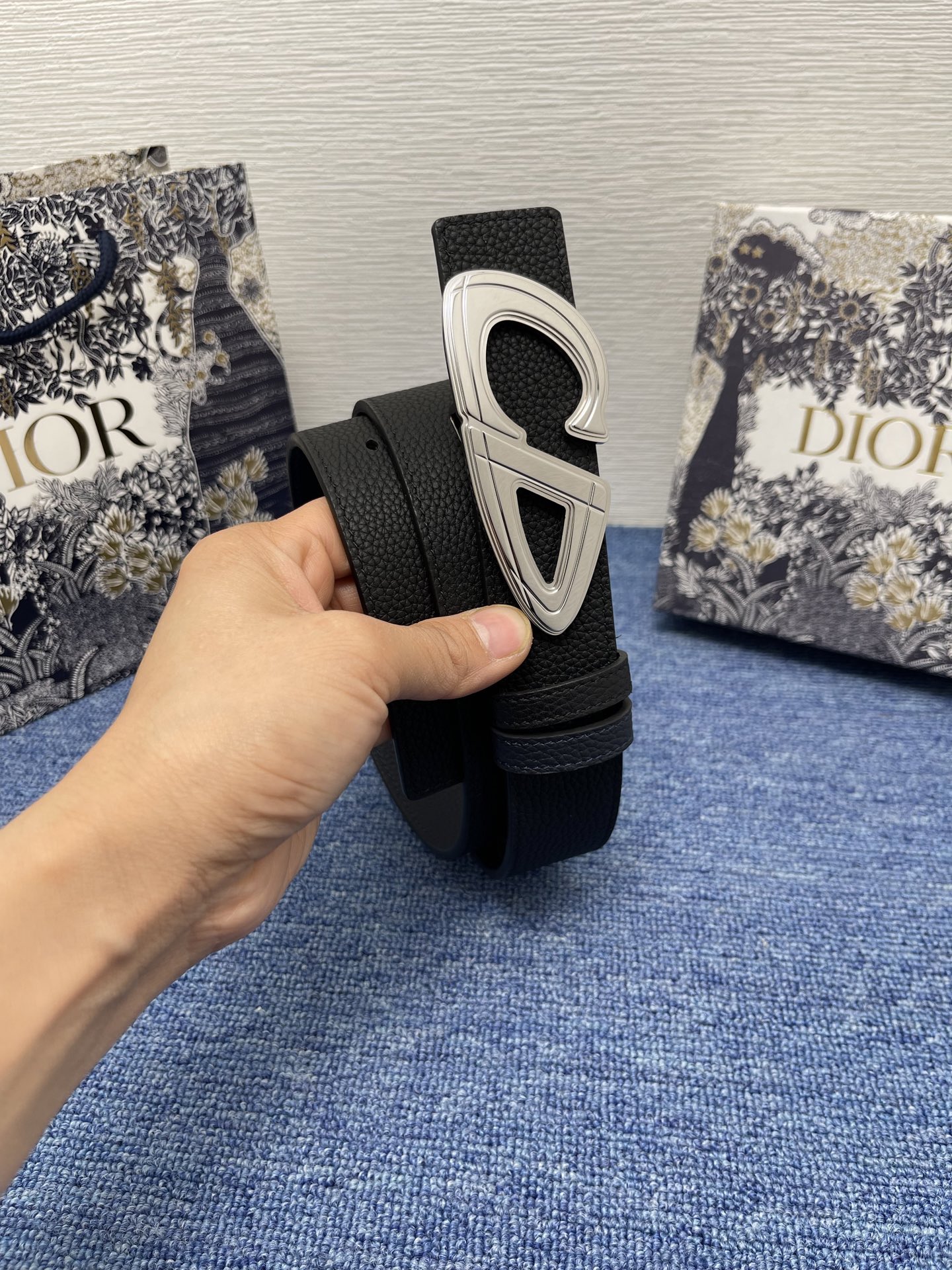 Dior Male Basic Belt Black