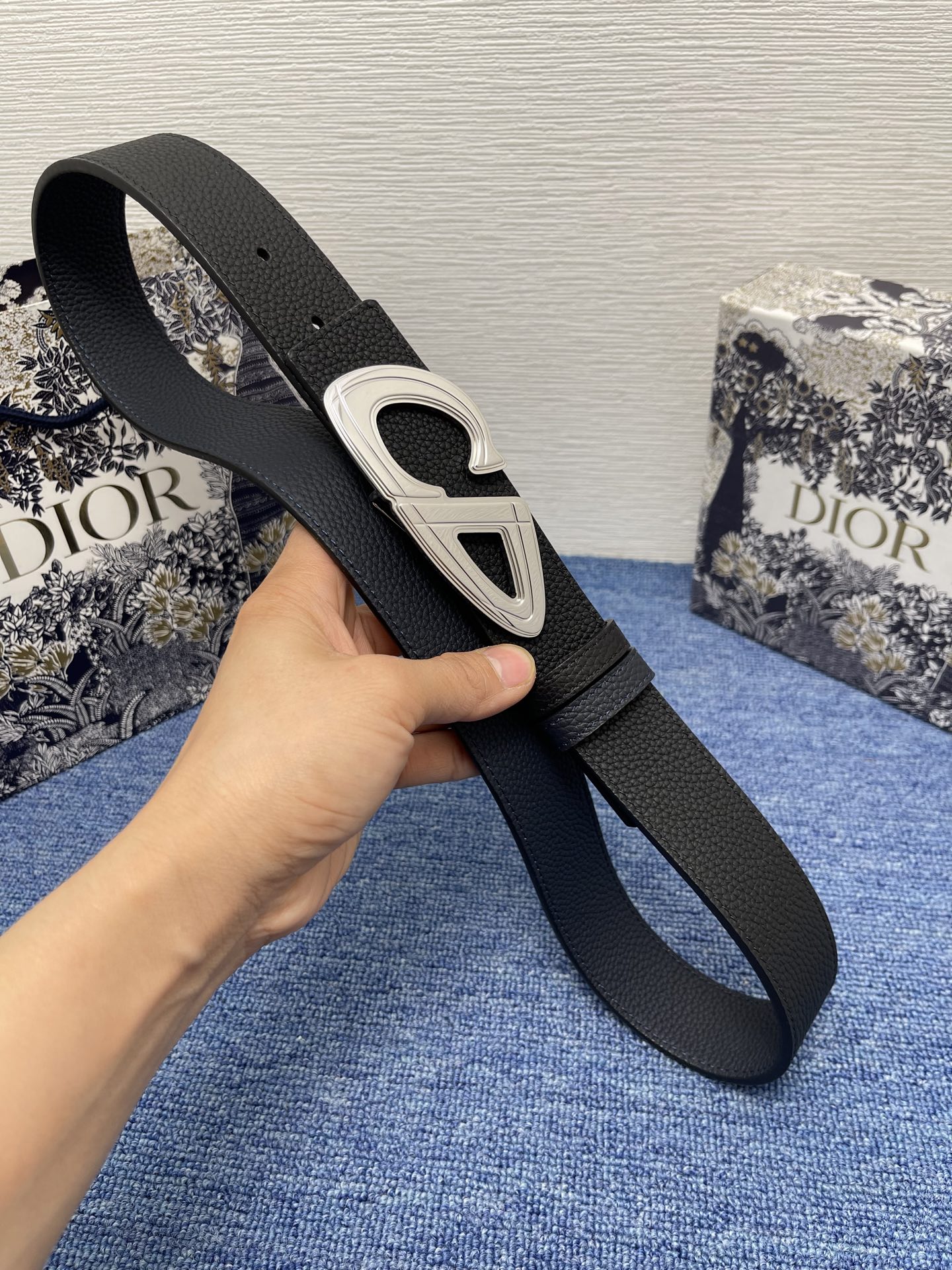 Dior Male Basic Belt Black