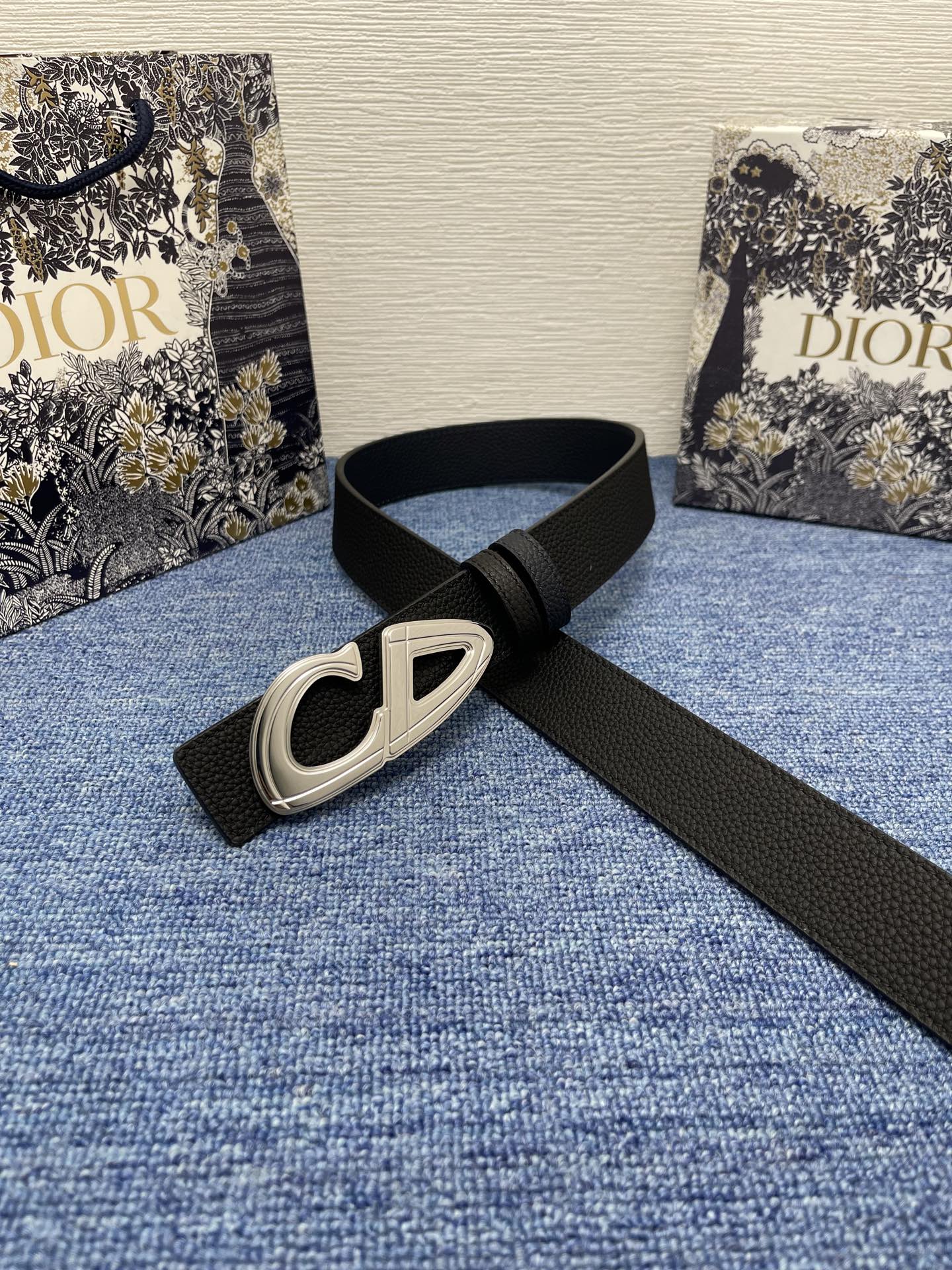 Dior Male Basic Belt Black