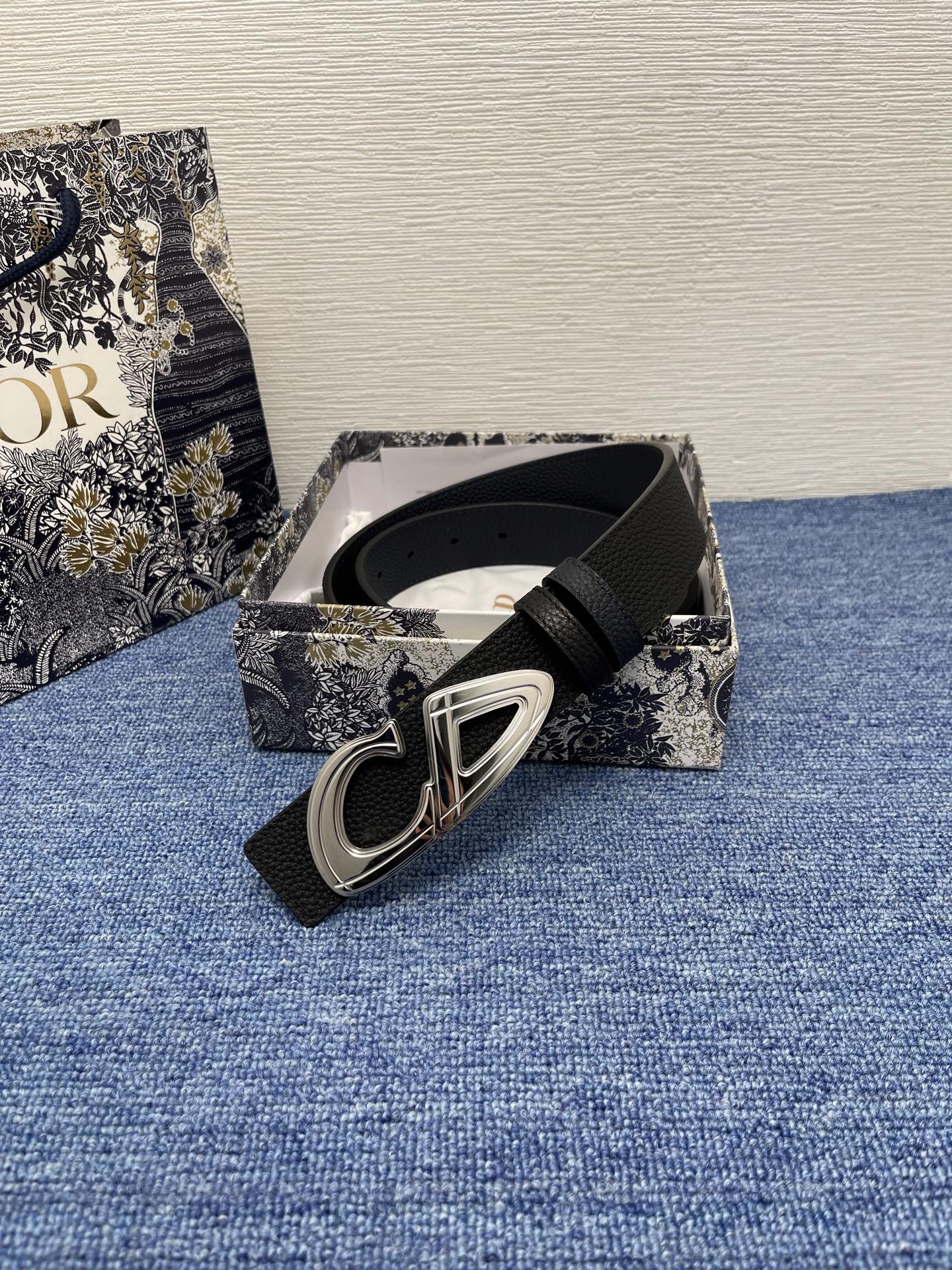 Dior Male Basic Belt Black