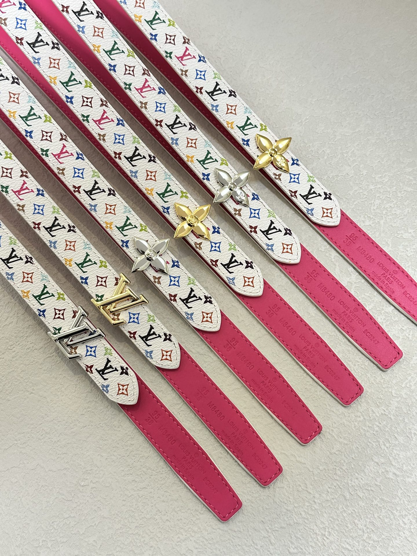 Louis Vuitton Female Basic Belt Red 0mm-s-m-l