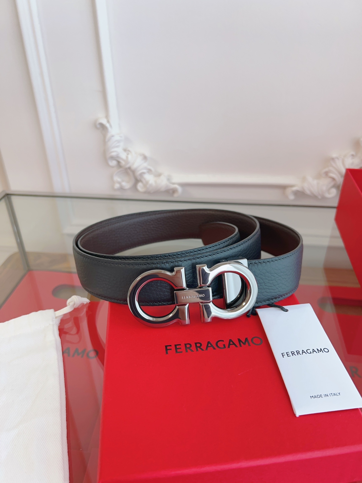 Salvatore Ferragamo Leather Belt