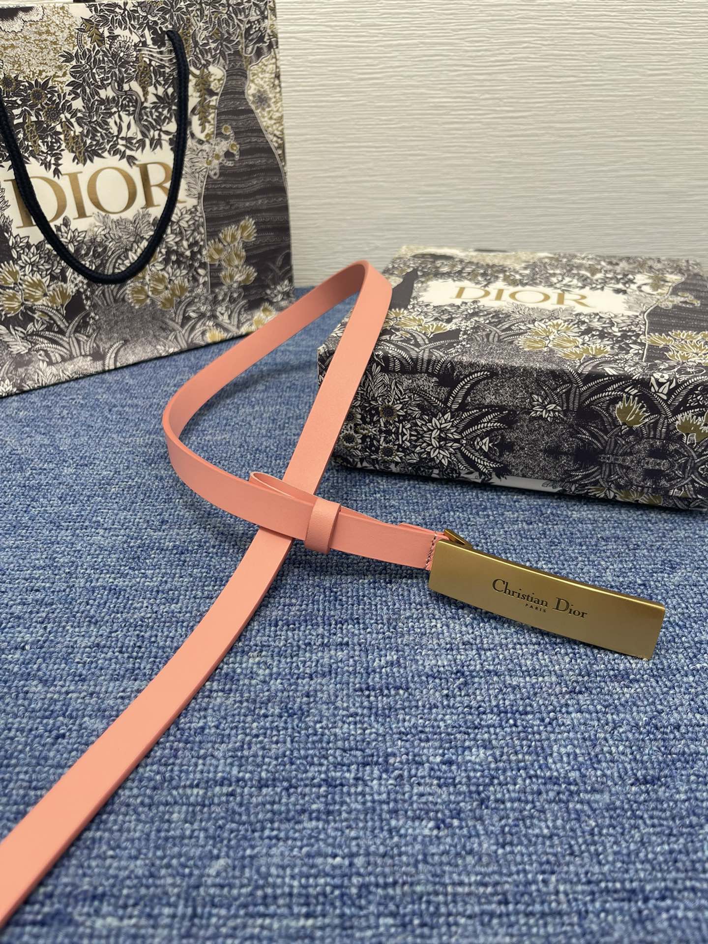 Dior Female Basic Belt Cow Leather Black S