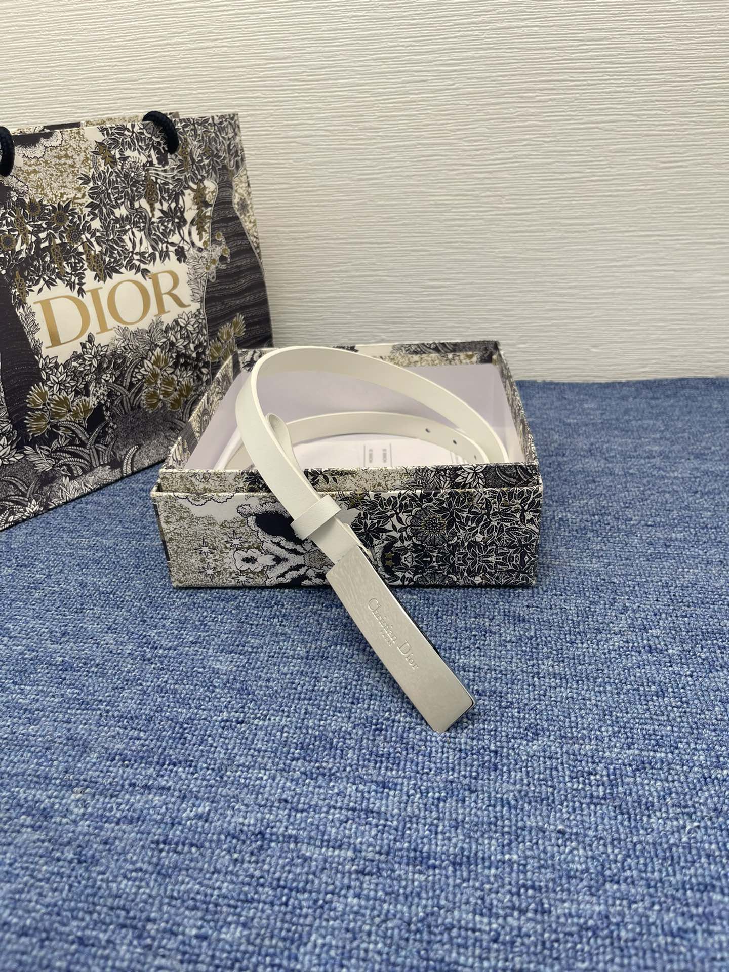 Dior Female Basic Belt Cow Leather Black S