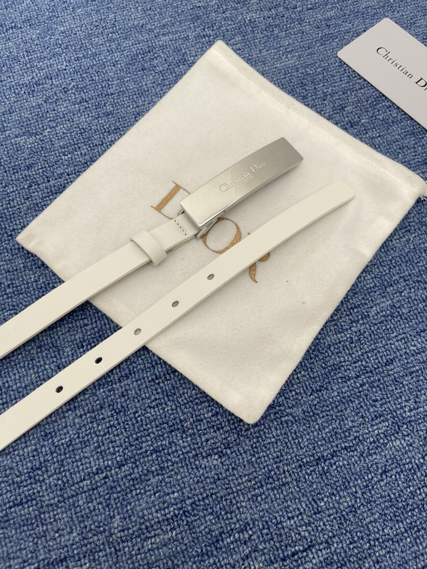 Dior Female Basic Belt Cow Leather Black S