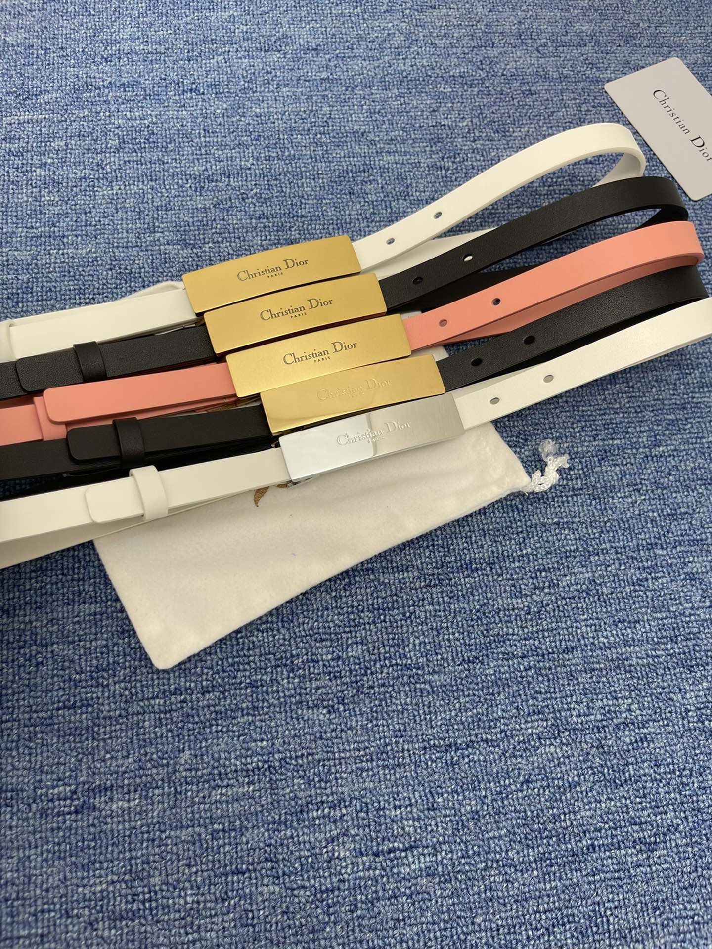 Dior Female Basic Belt Cow Leather Black S