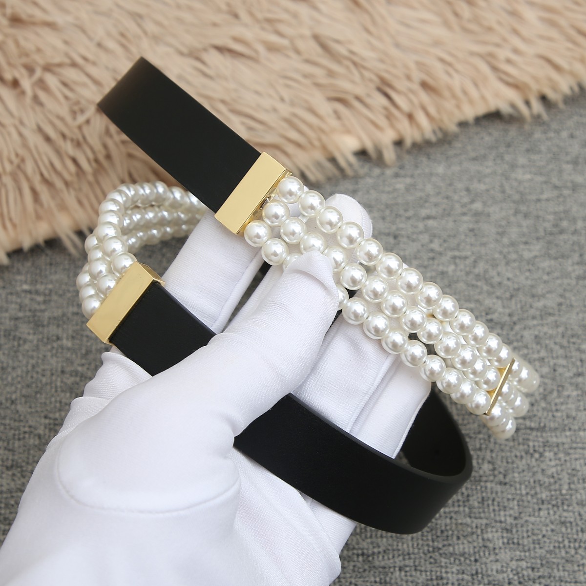 Dior Female Basic Belt Cow Leather Black S-m