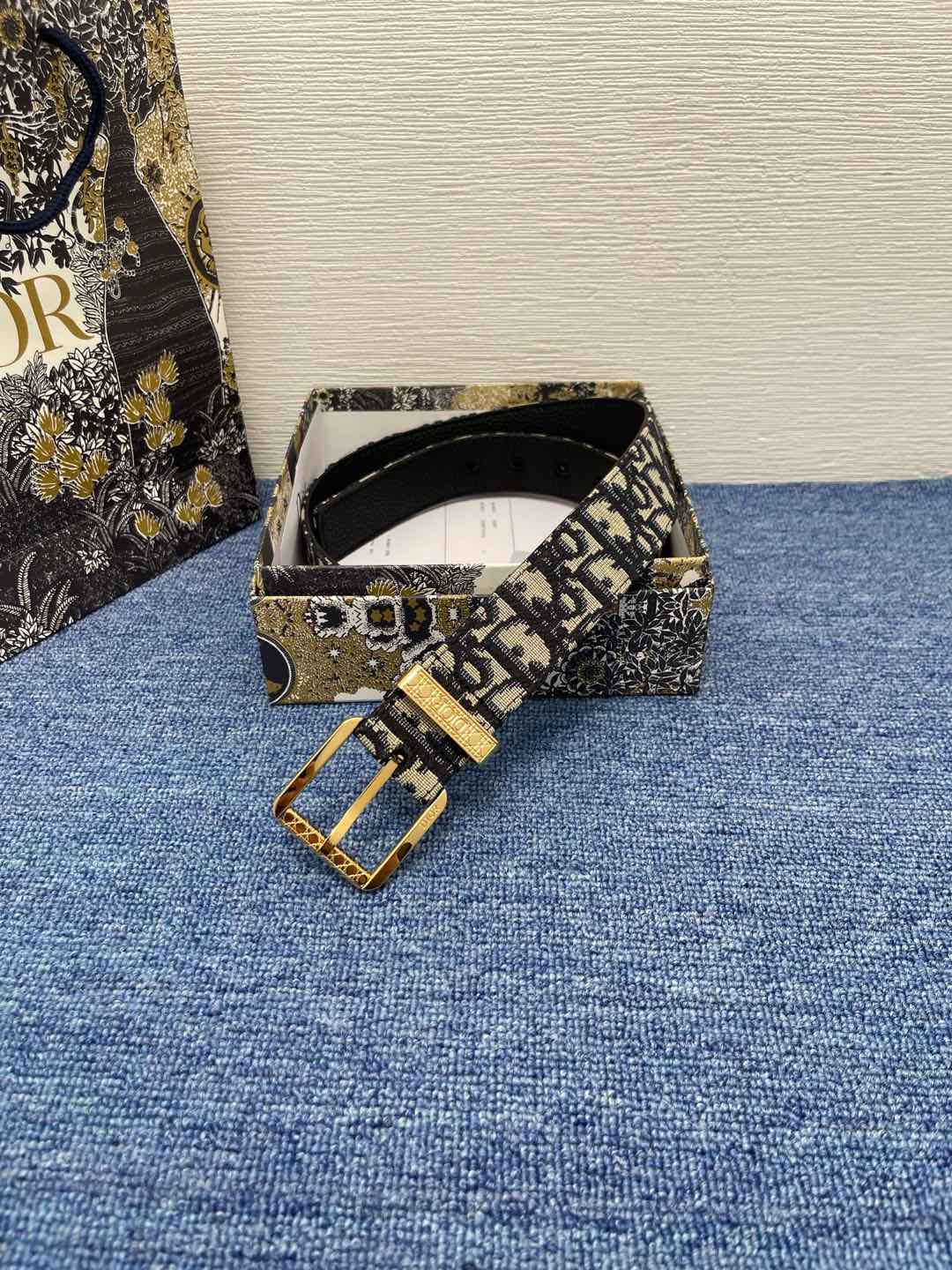 Dior Basic Belt Cow Leather Black L