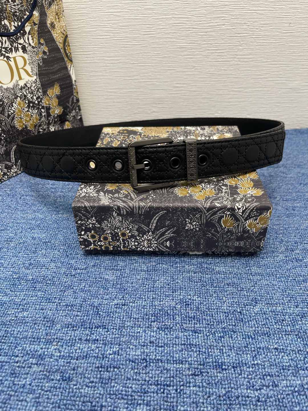 Dior Basic Belt Cow Leather Black L