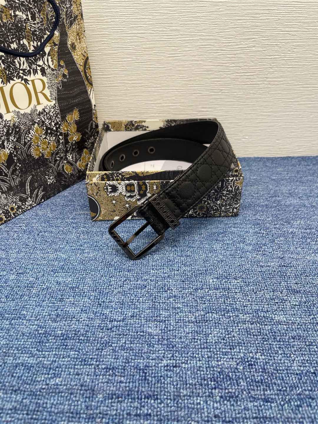 Dior Basic Belt Cow Leather Black L