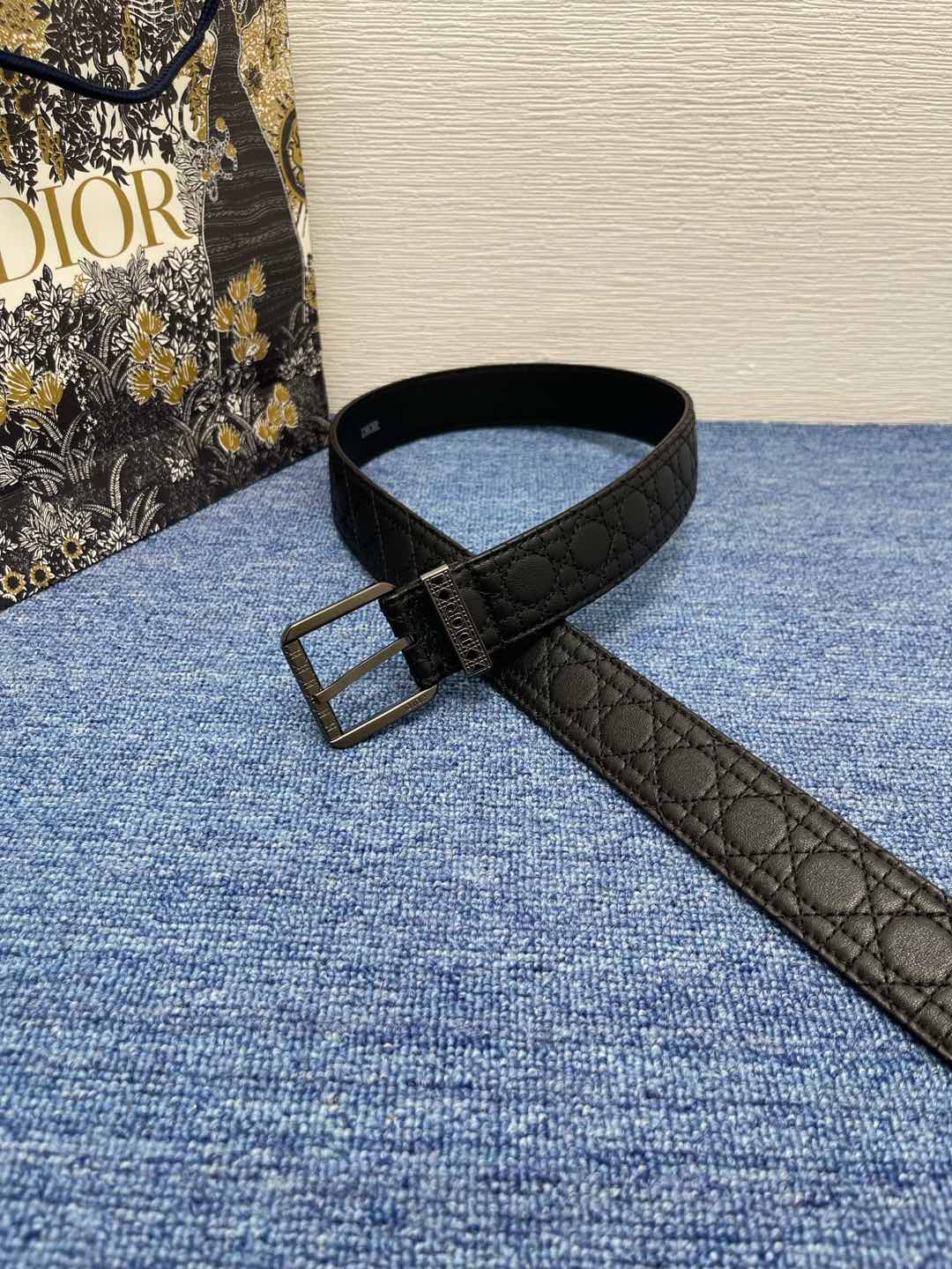 Dior Basic Belt Cow Leather Black L