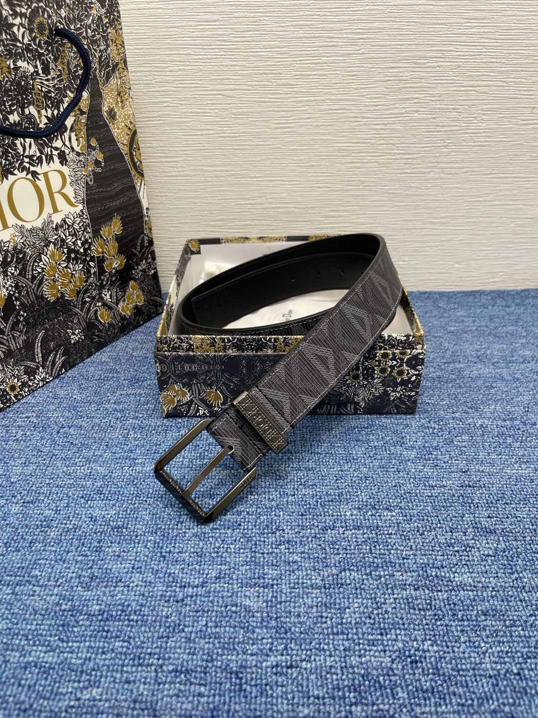 Dior Basic Belt Cow Leather Black L