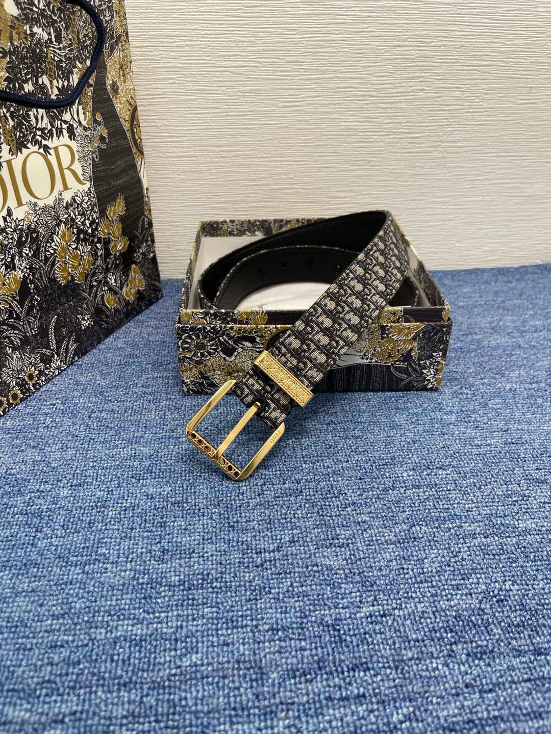 Dior Basic Belt Cow Leather Black L