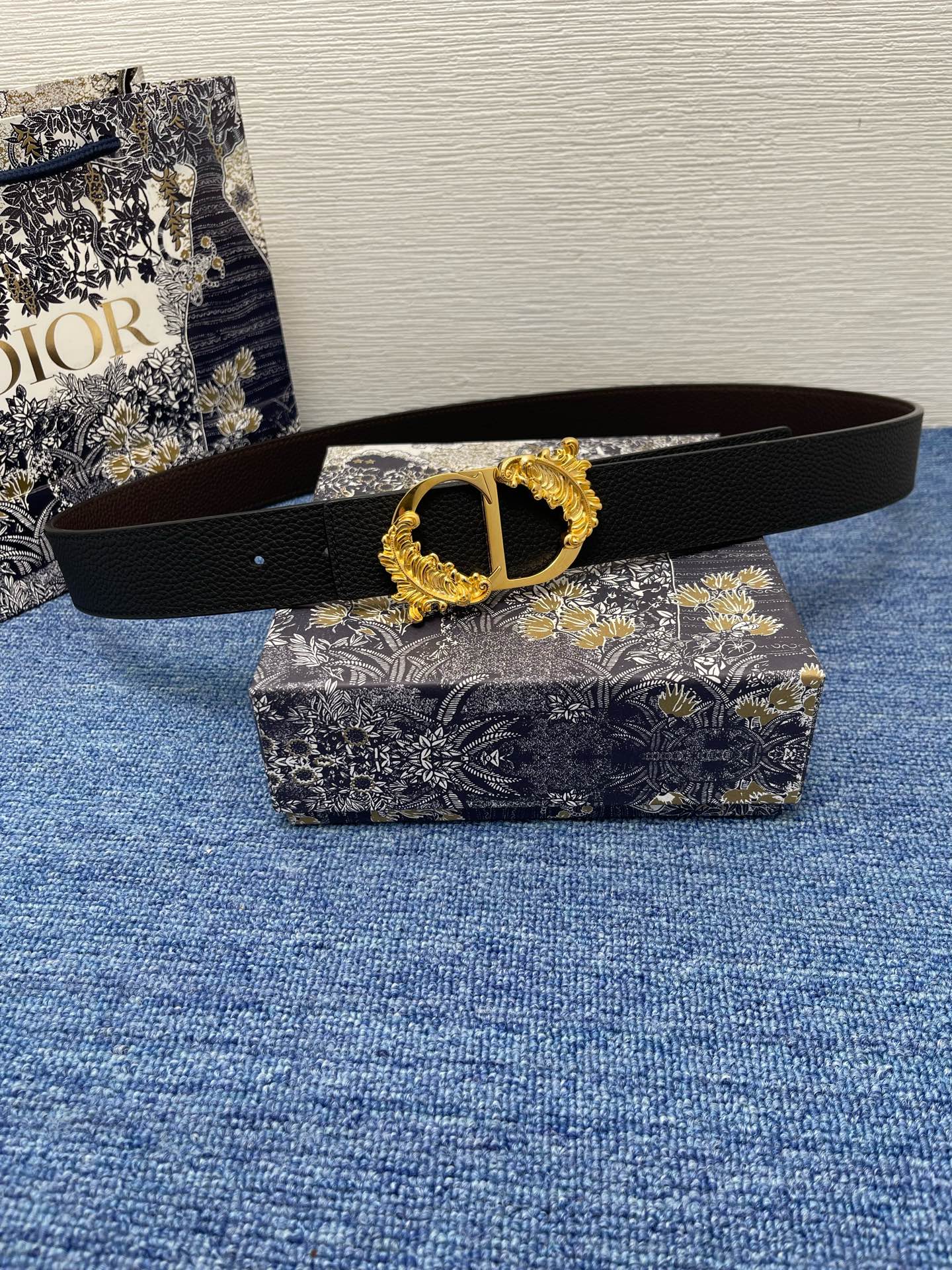 Dior Male Basic Belt Black M