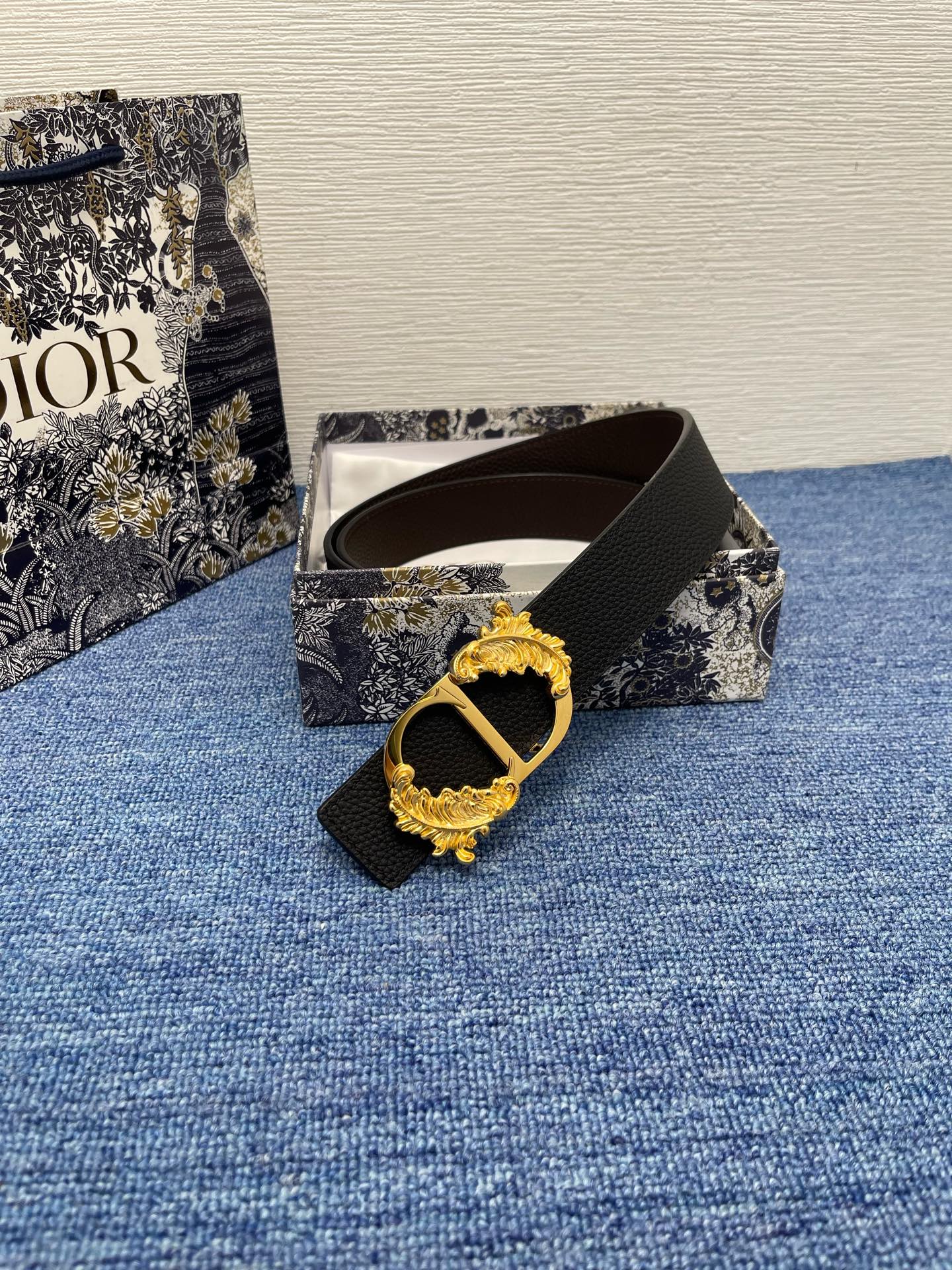 Dior Male Basic Belt Black M
