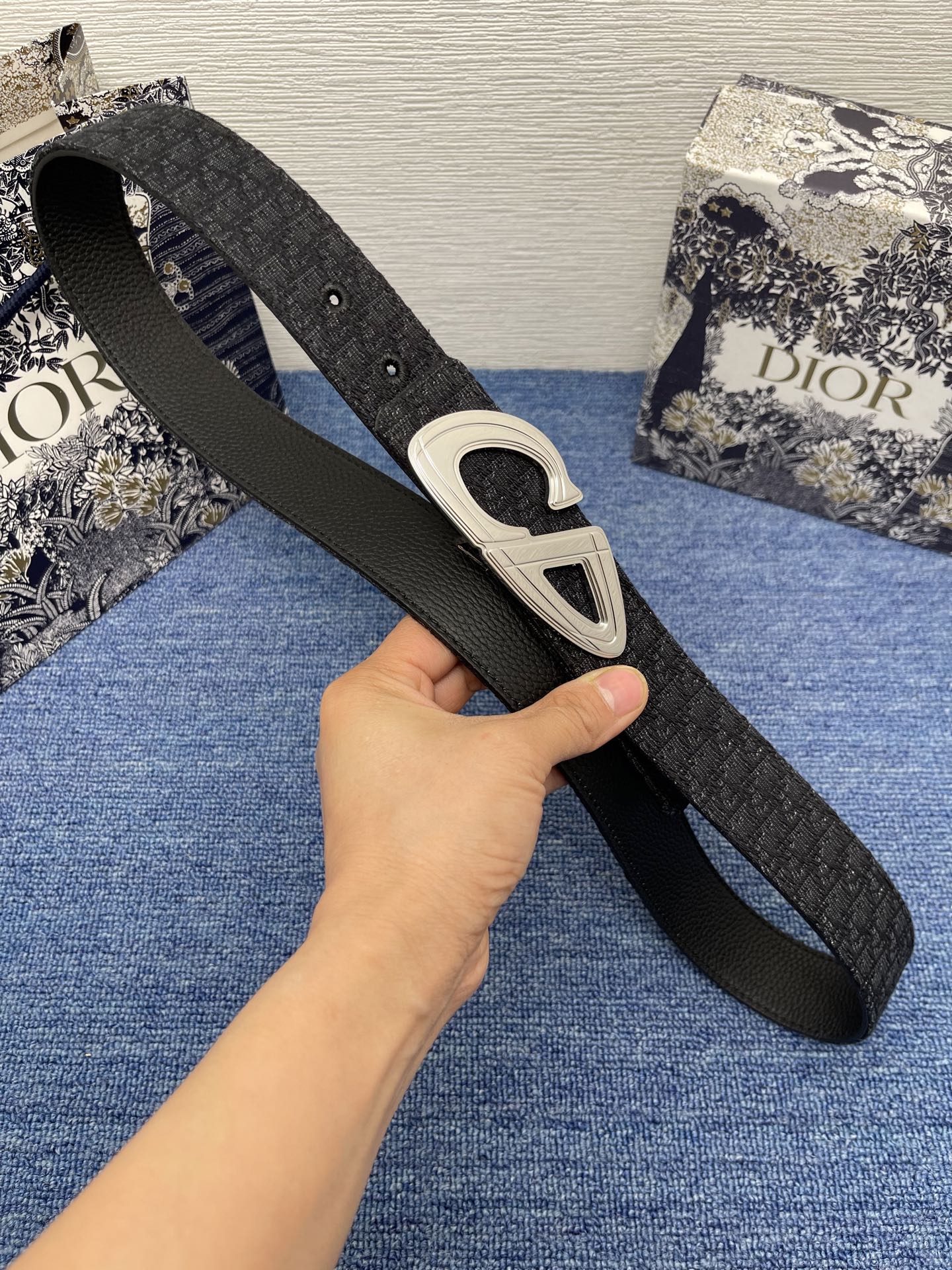 Dior Male Basic Belt Black