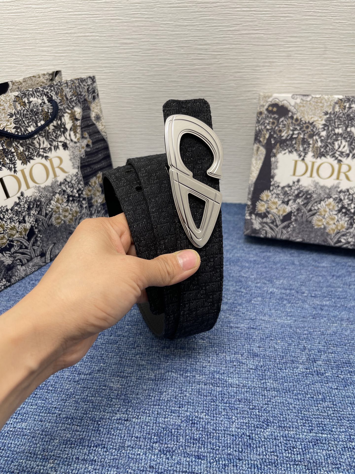 Dior Male Basic Belt Black