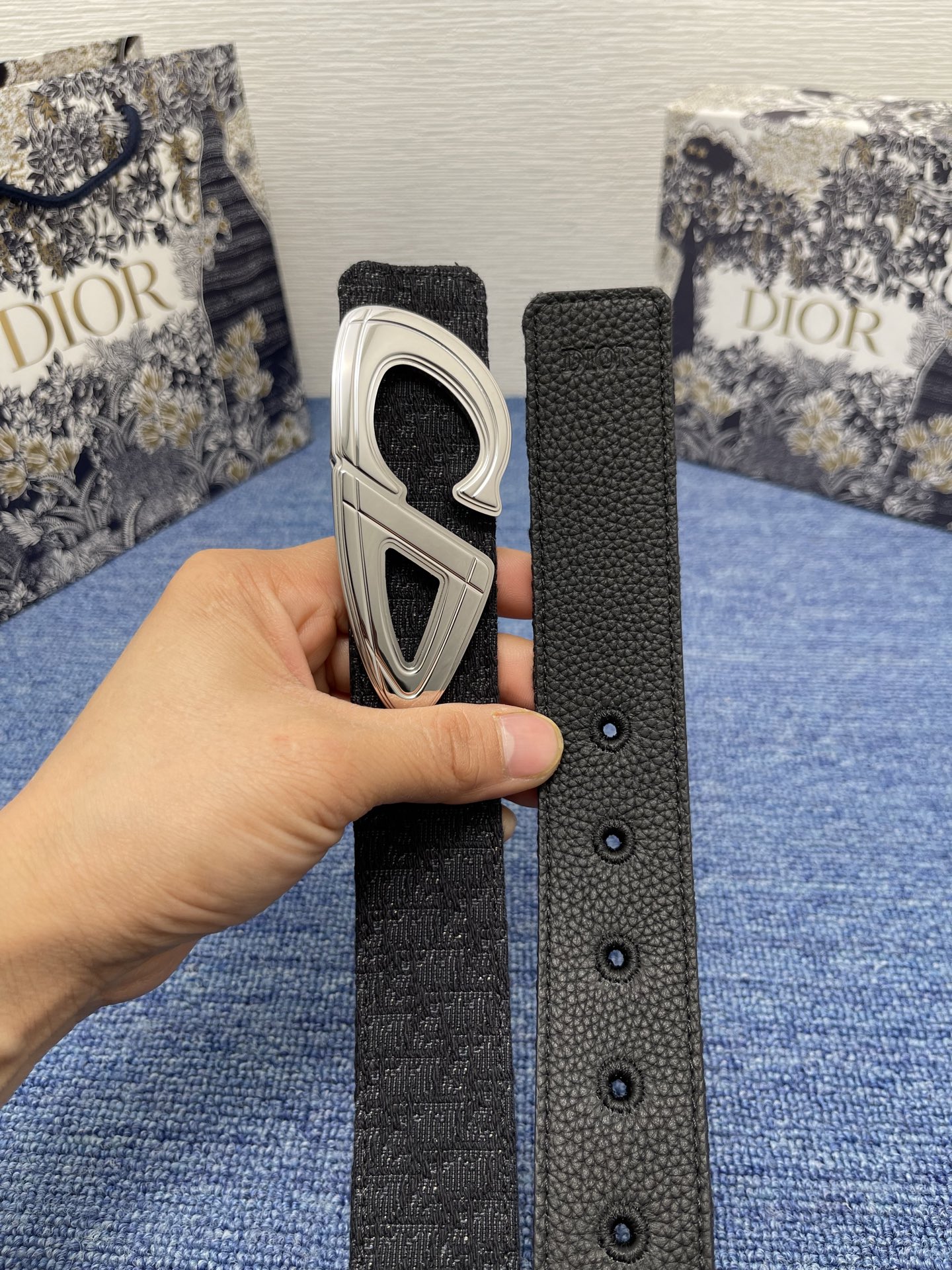 Dior Male Basic Belt Black