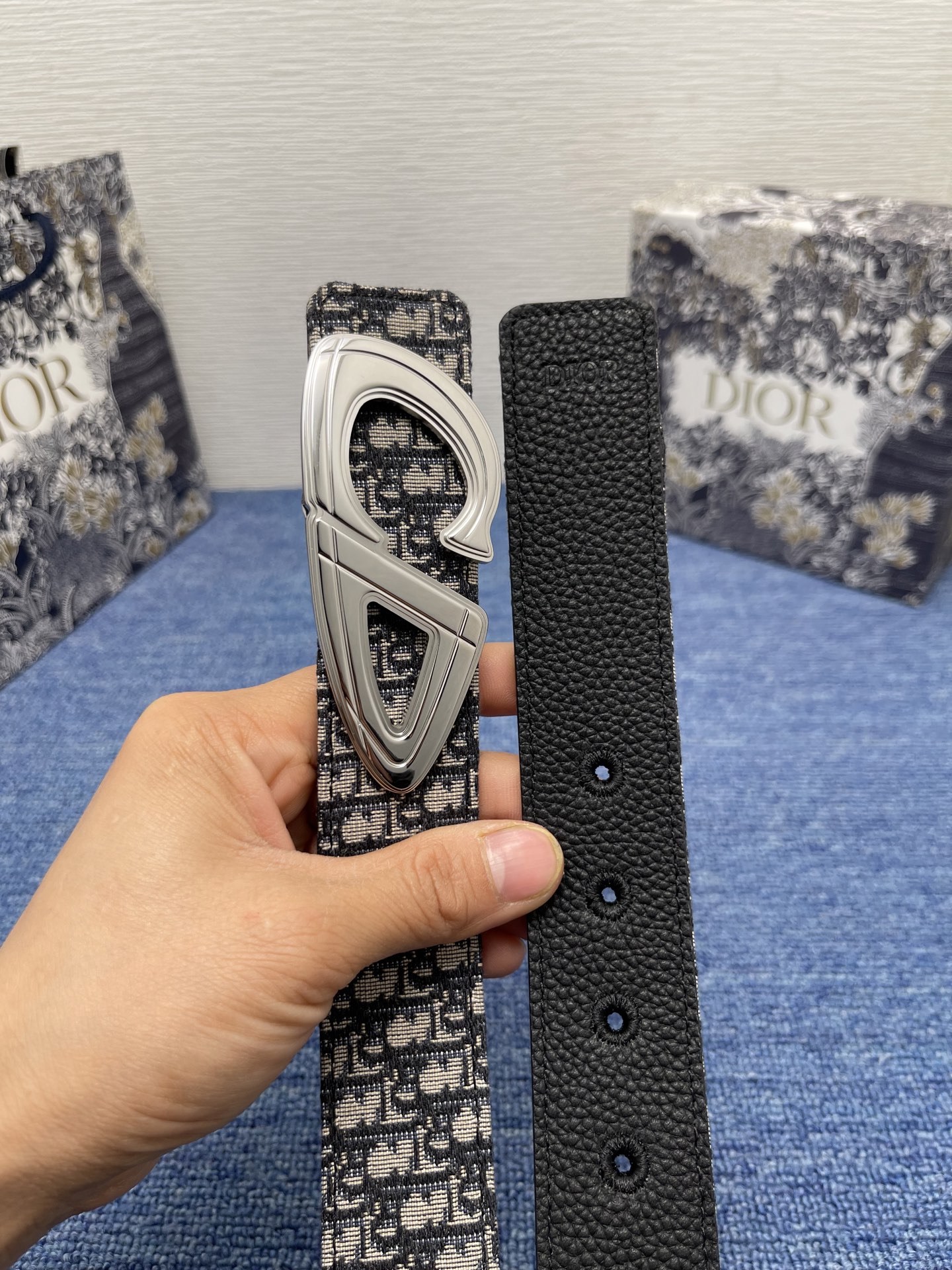 Dior Male Basic Belt Black