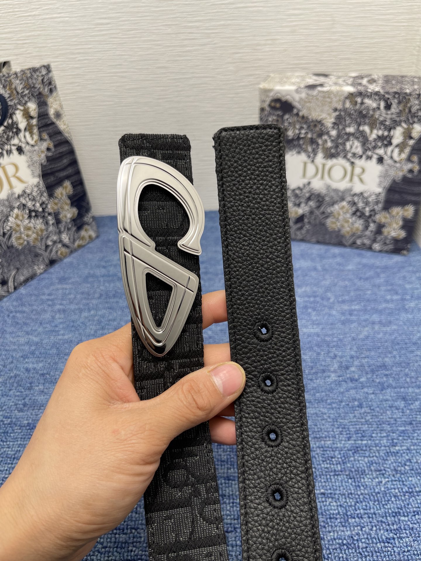 Dior Male Basic Belt Black