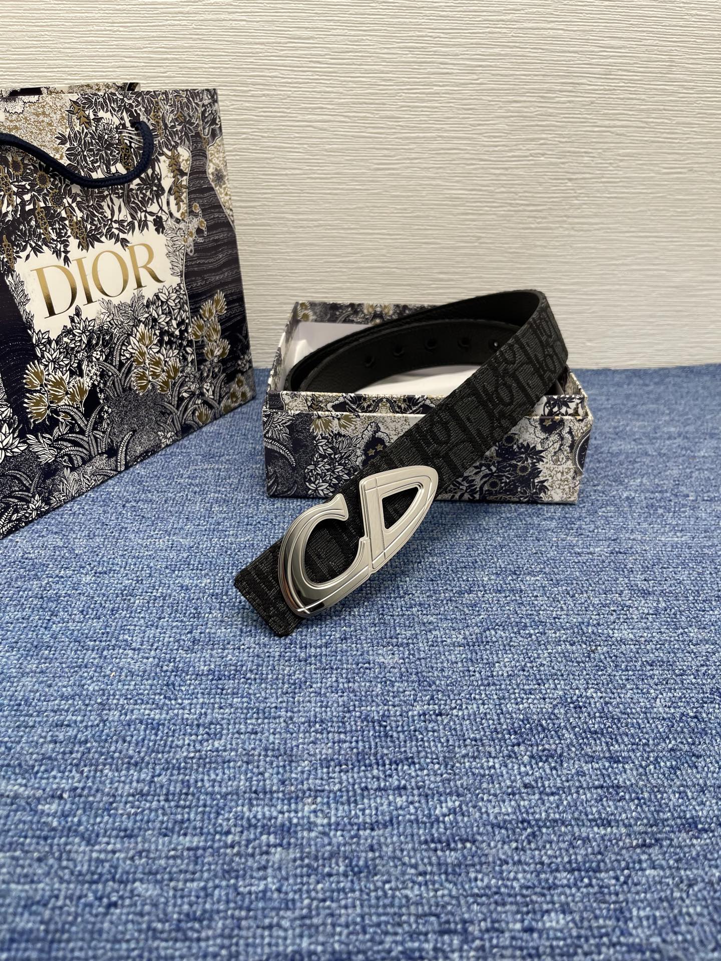 Dior Male Basic Belt Black