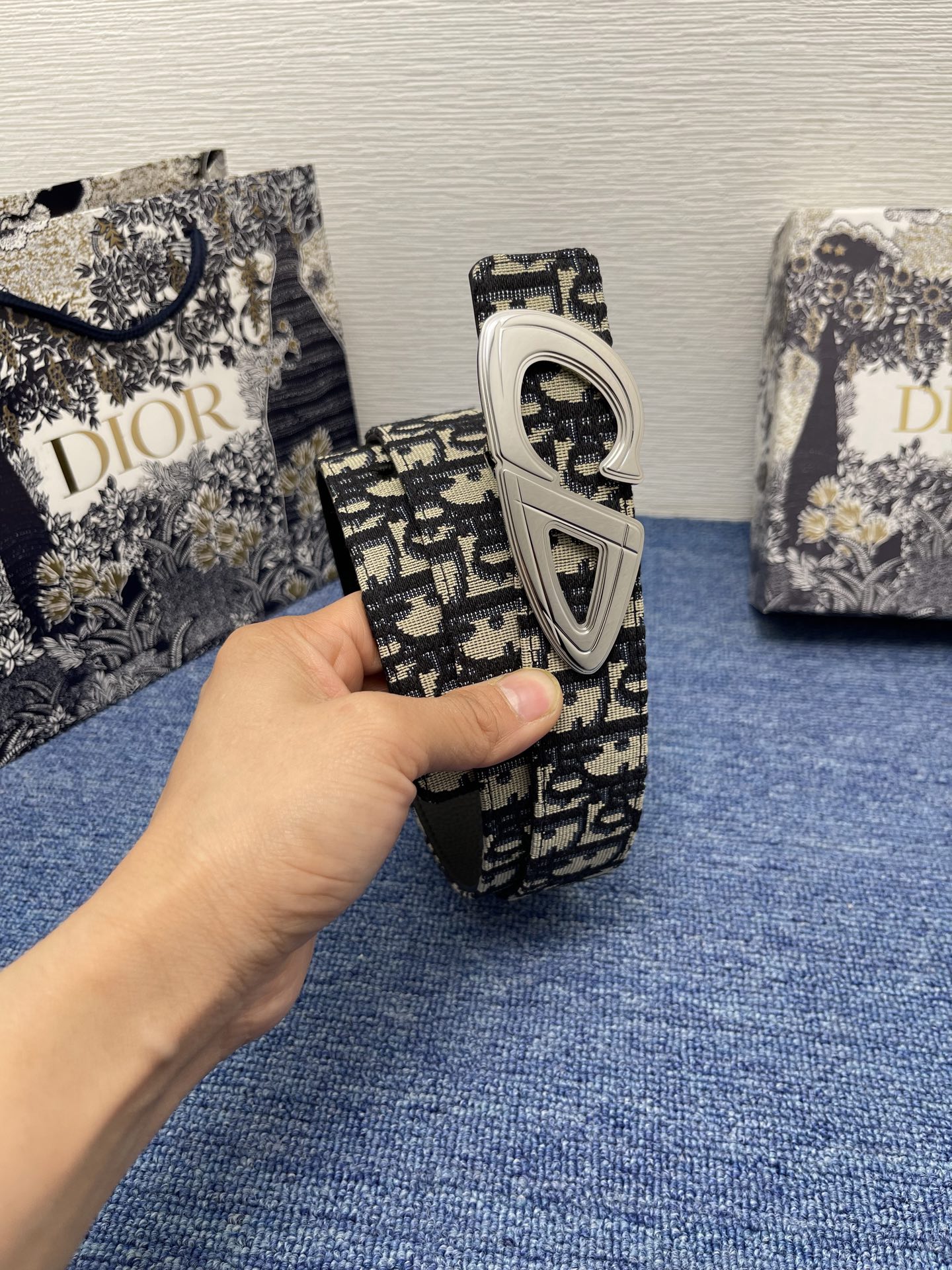 Dior Male Basic Belt Black