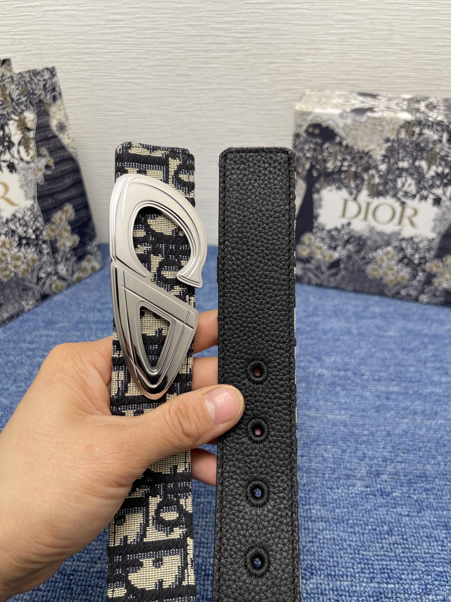 Dior Male Basic Belt Black