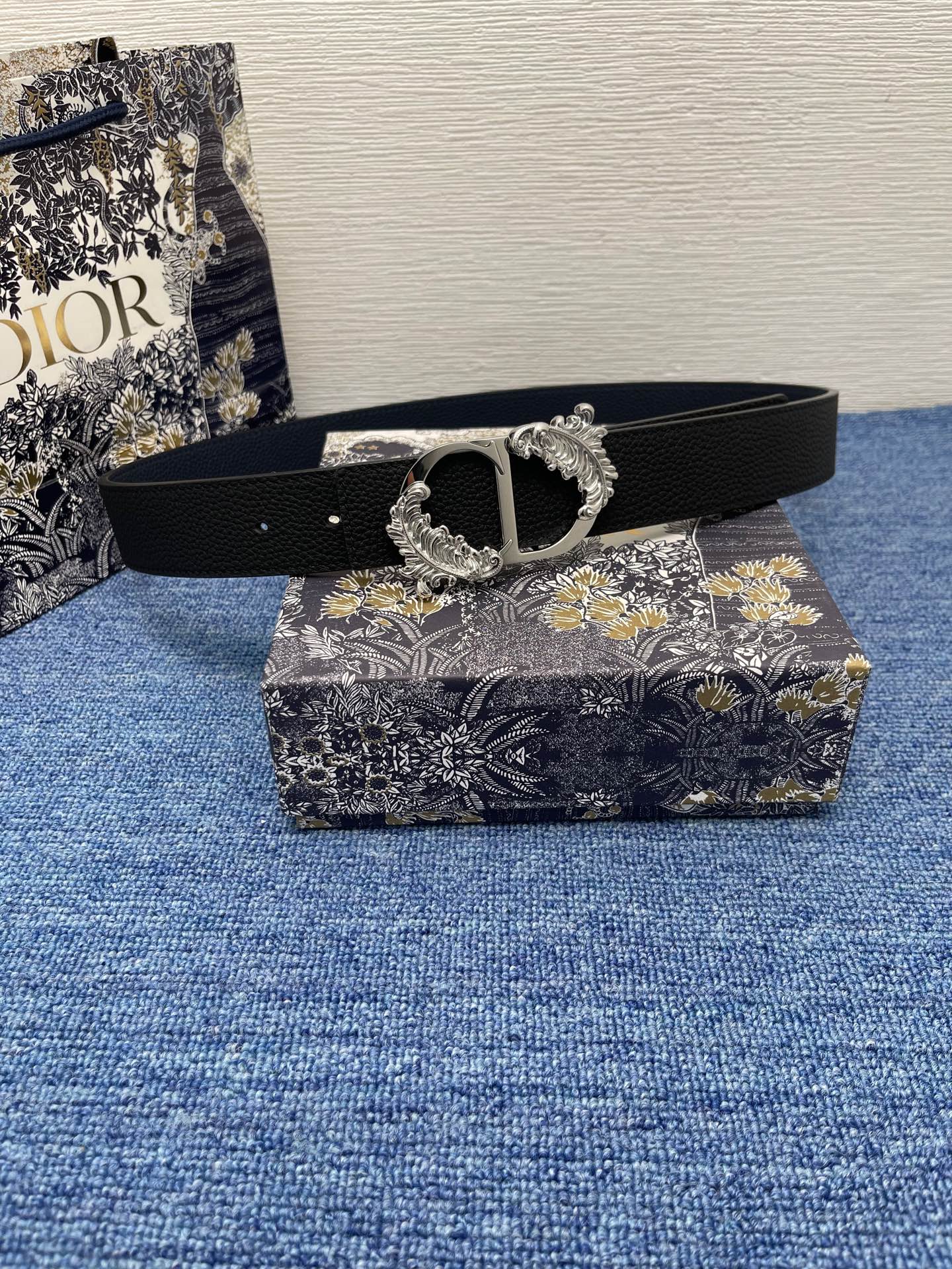 Dior Male Basic Belt Black M