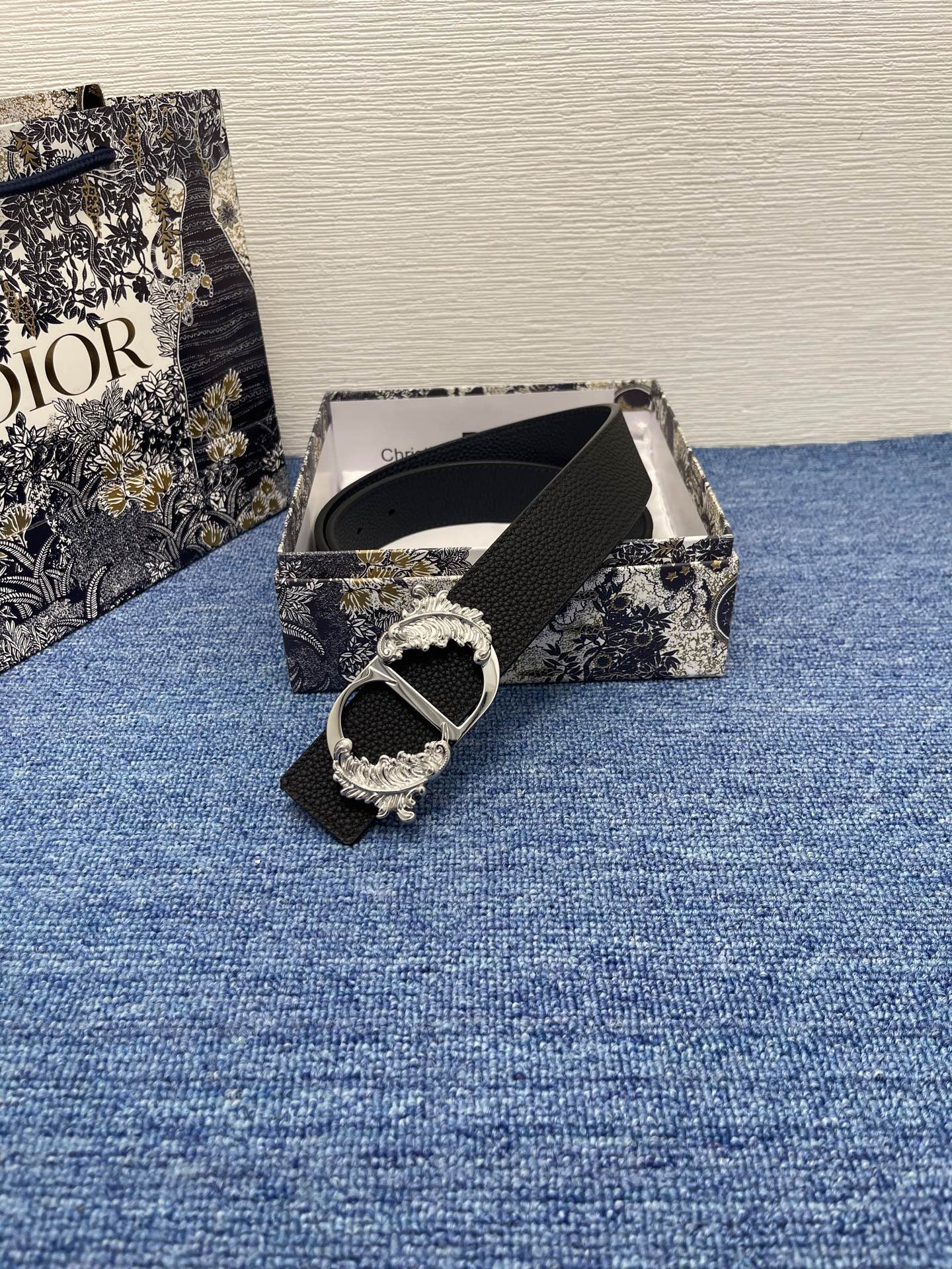 Dior Male Basic Belt Black M