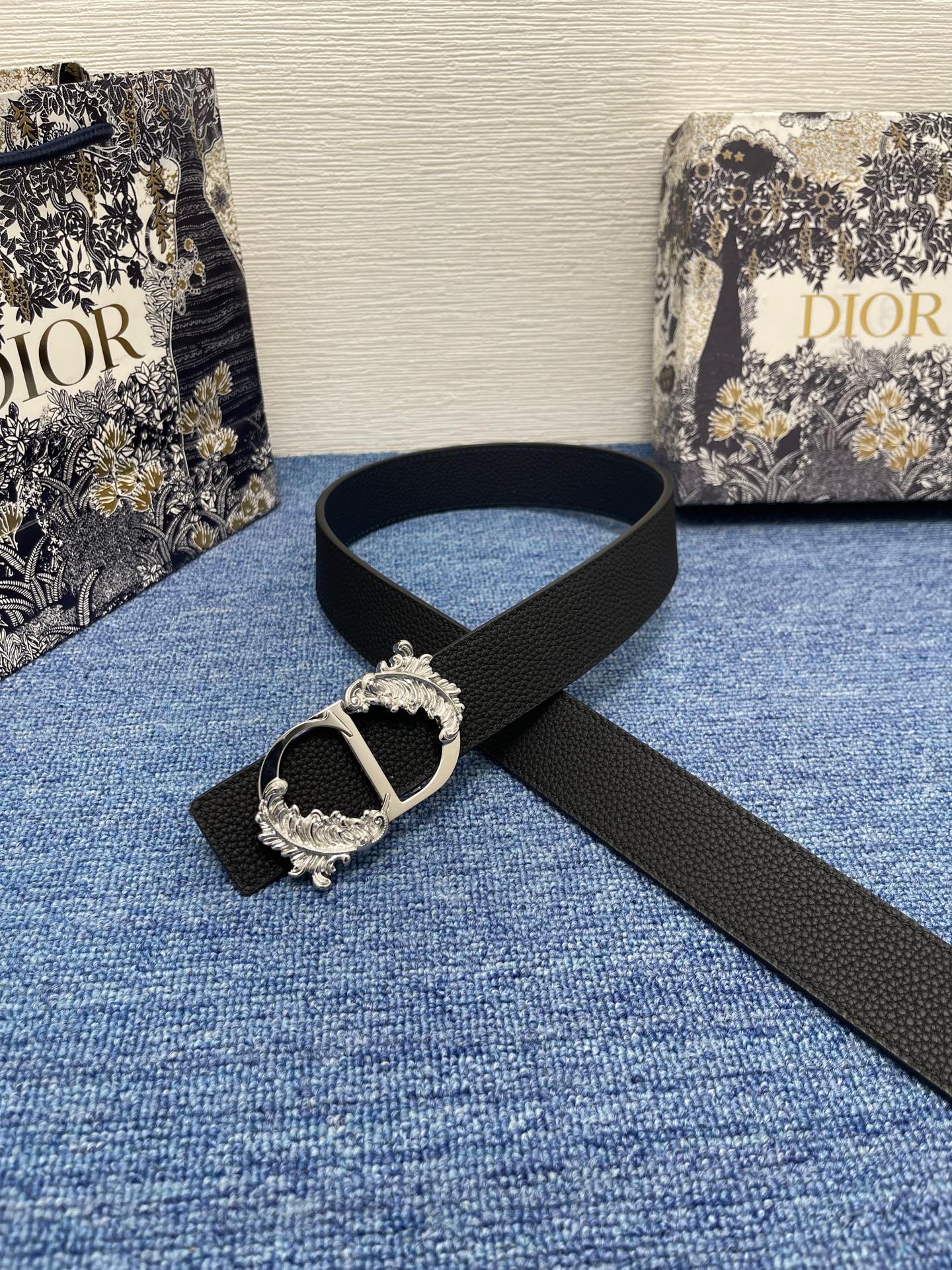 Dior Male Basic Belt Black M
