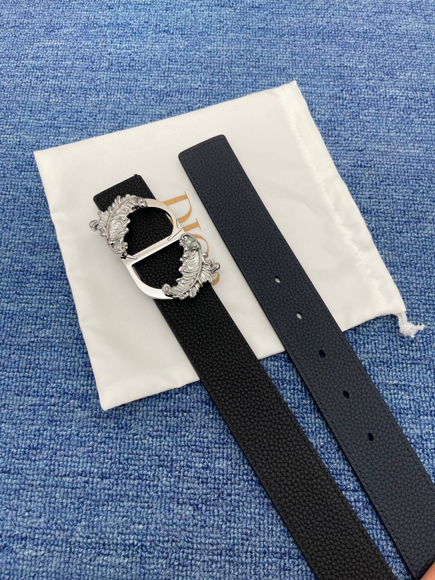 Dior Male Basic Belt Black M