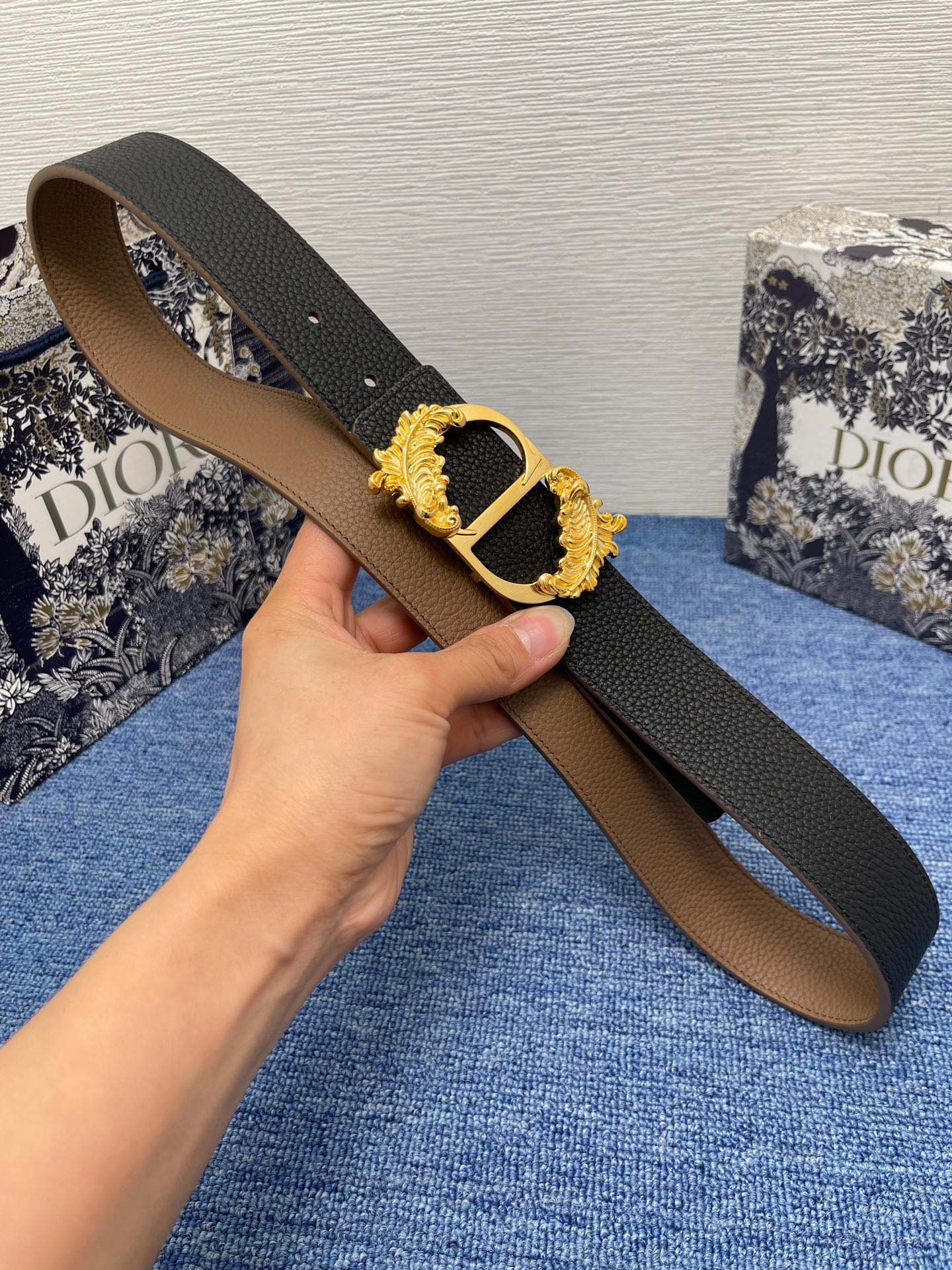 Dior Male Basic Belt Black M