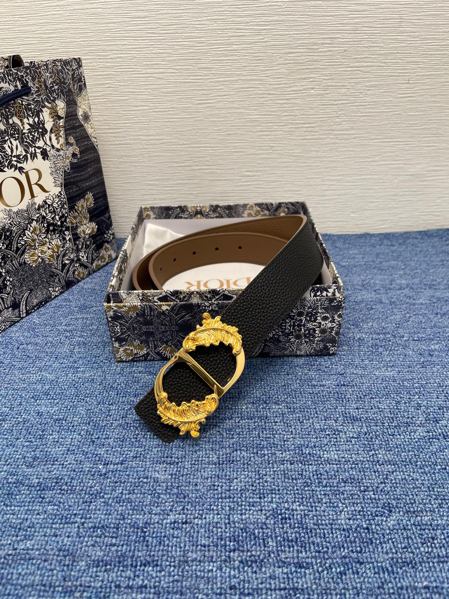 Dior Male Basic Belt Black M