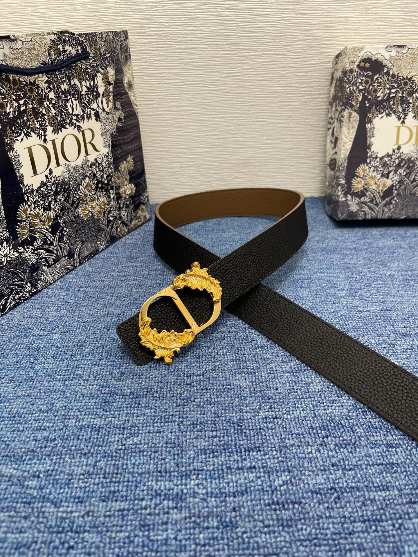 Dior Male Basic Belt Black M