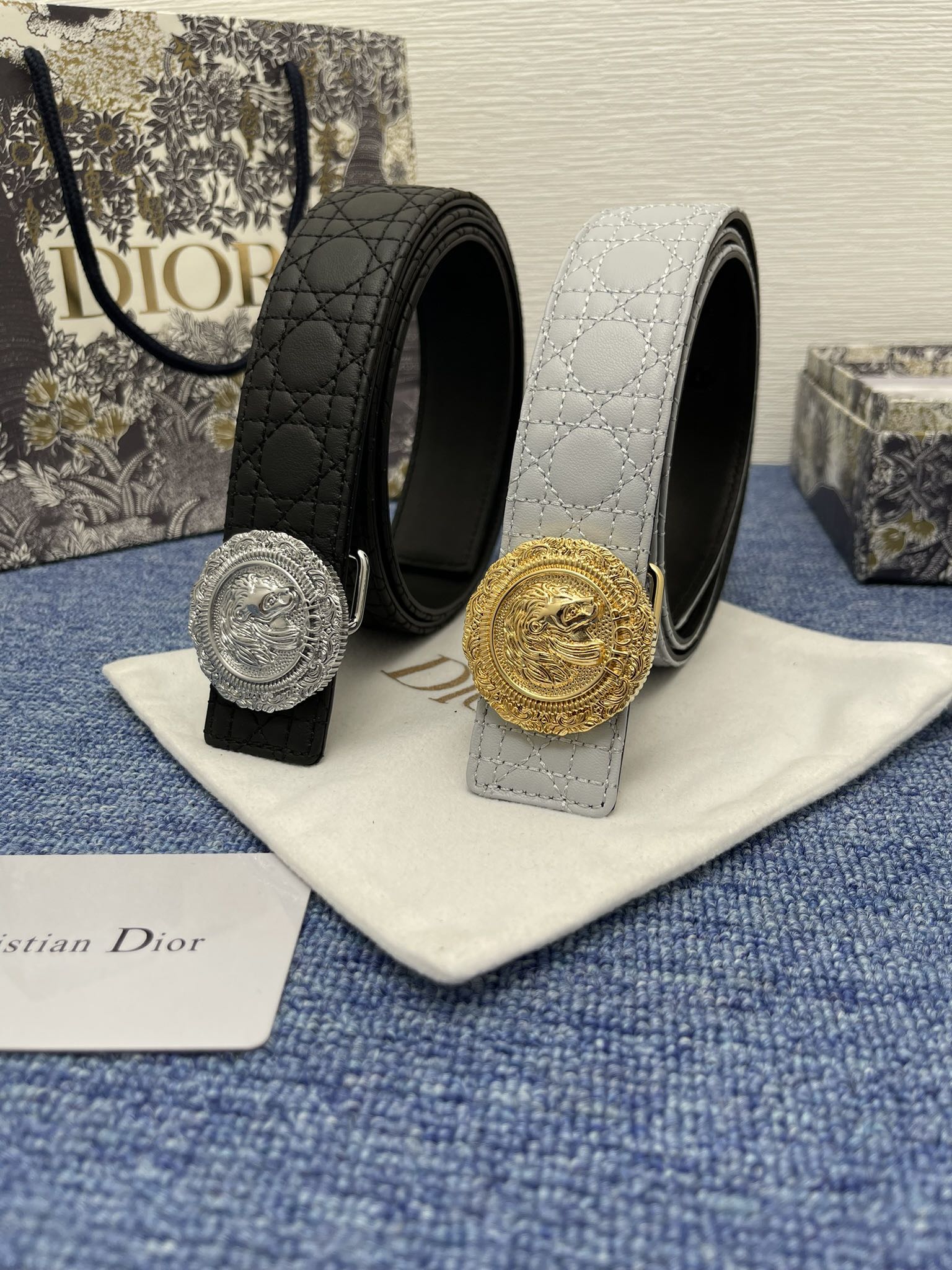 Dior Male Pin Buckle Belt Black Adjustable M