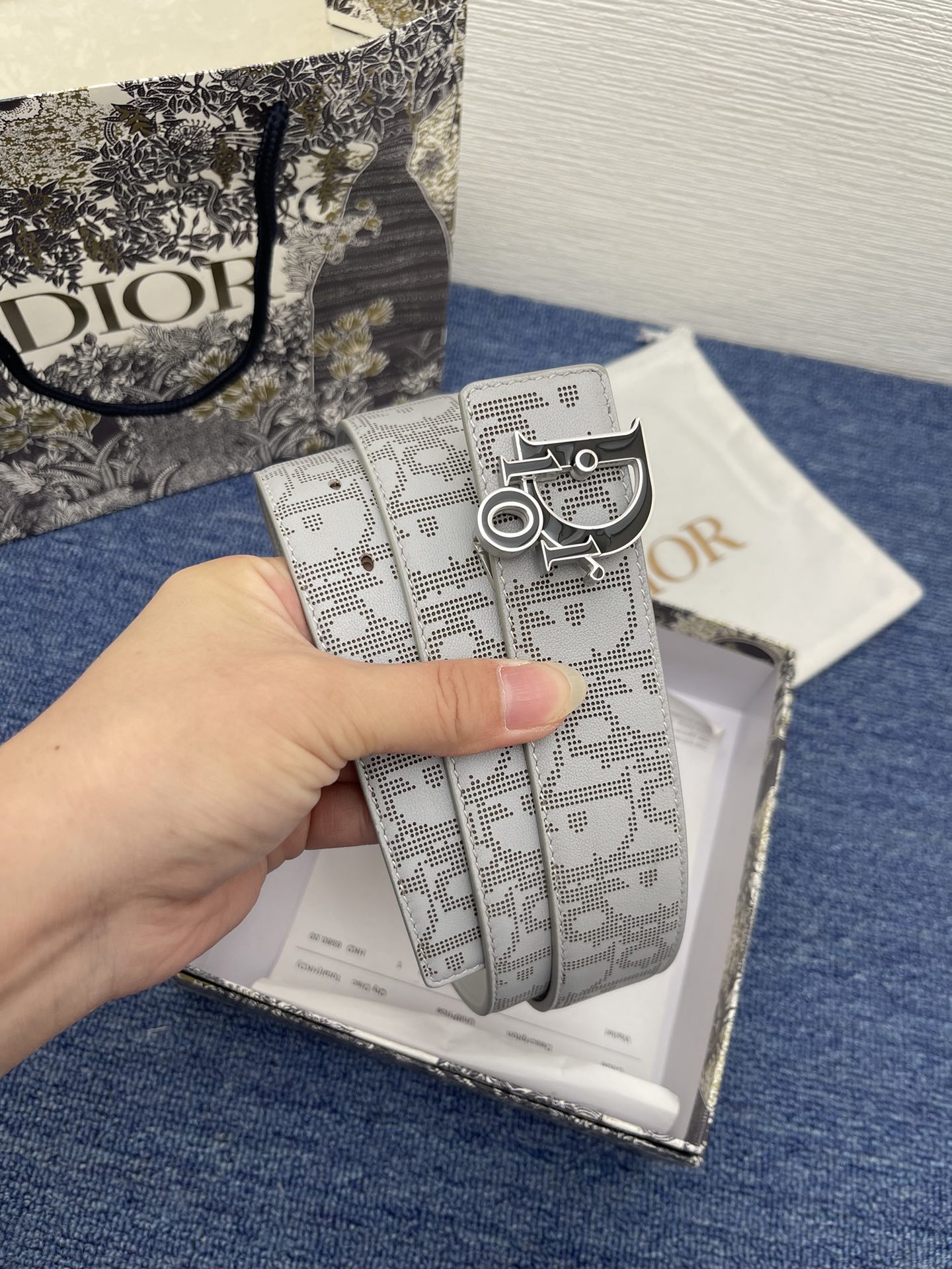 Dior Male Pin Buckle Belt Black Adjustable M