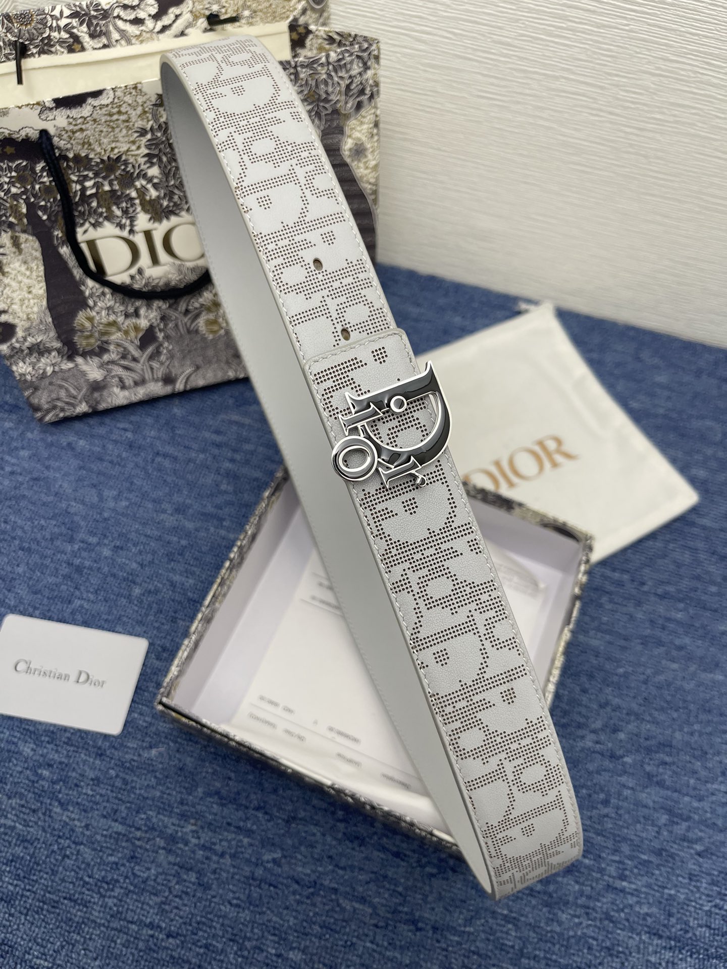 Dior Male Pin Buckle Belt Black Adjustable M