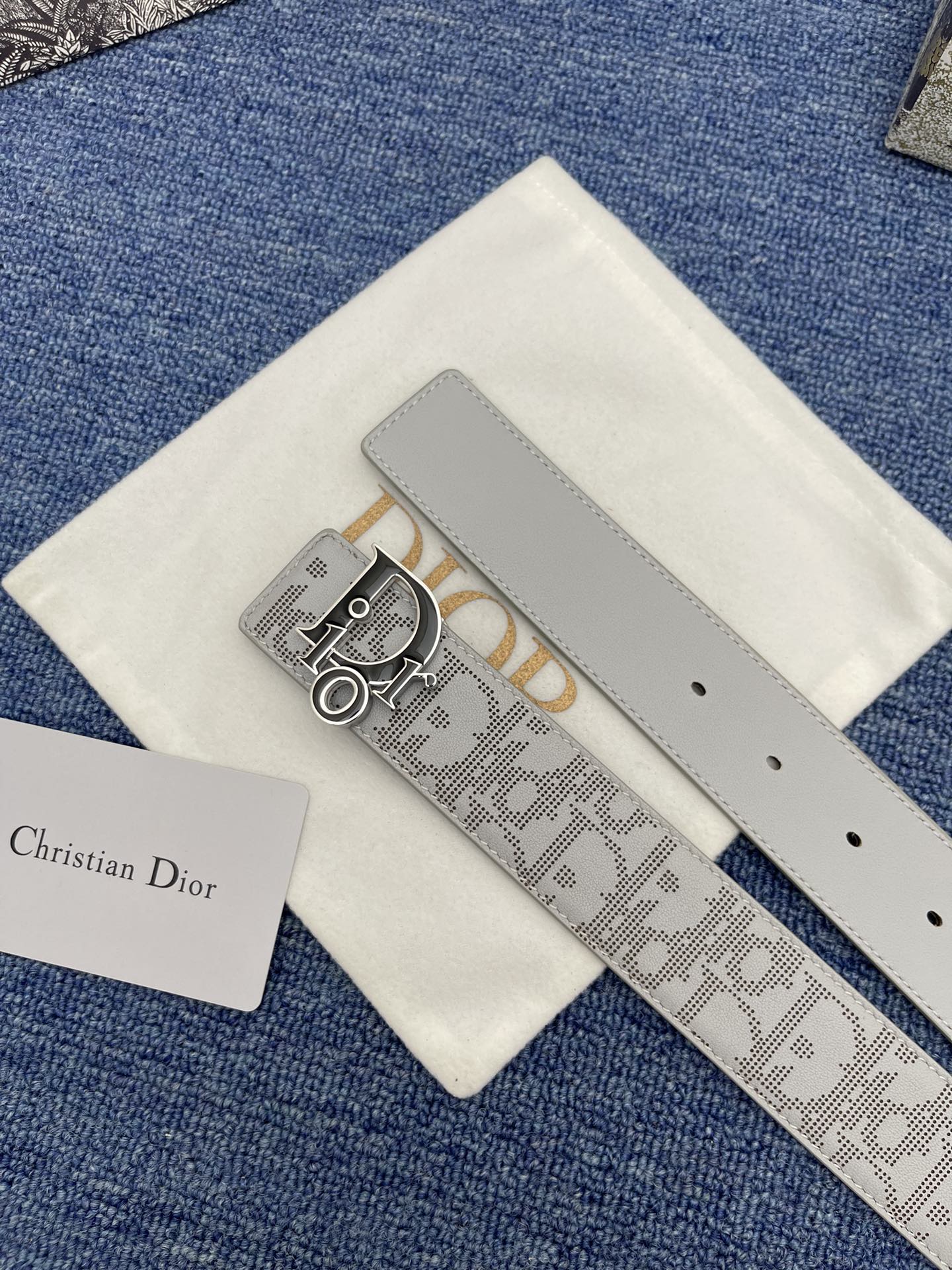 Dior Male Pin Buckle Belt Black Adjustable M