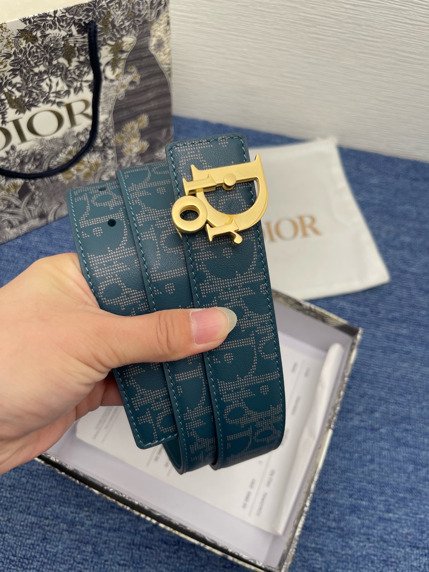 Dior Male Pin Buckle Belt Black Adjustable M