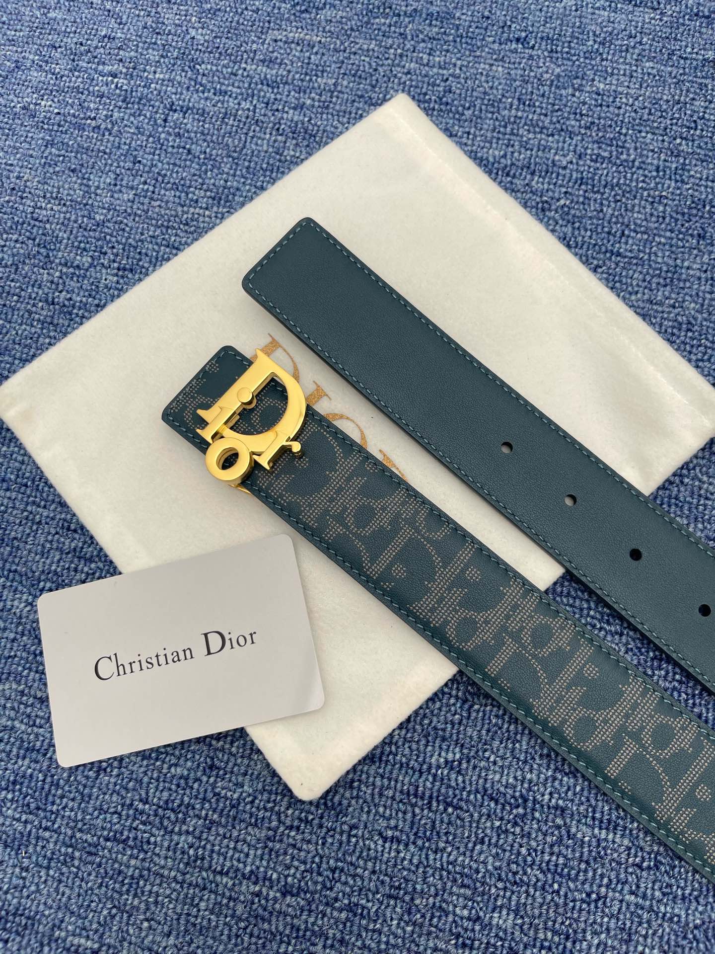 Dior Male Pin Buckle Belt Black Adjustable M
