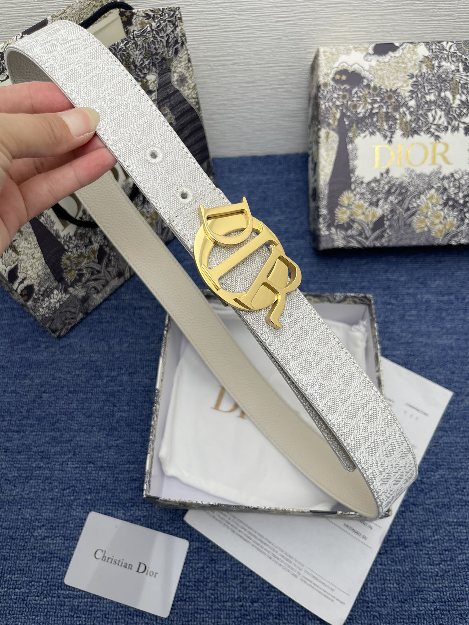 Dior Male Pin Buckle Belt Black Adjustable M