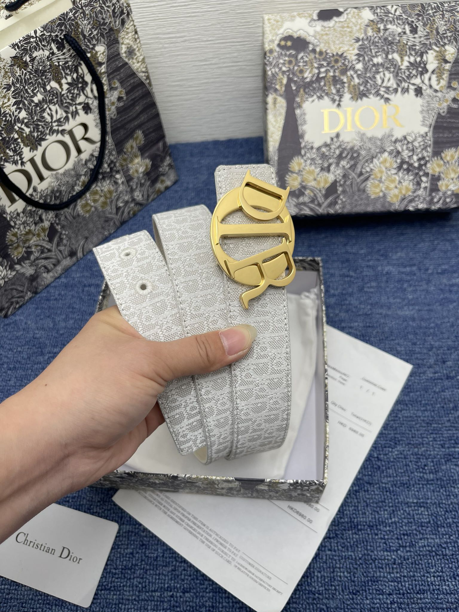 Dior Male Pin Buckle Belt Black Adjustable M